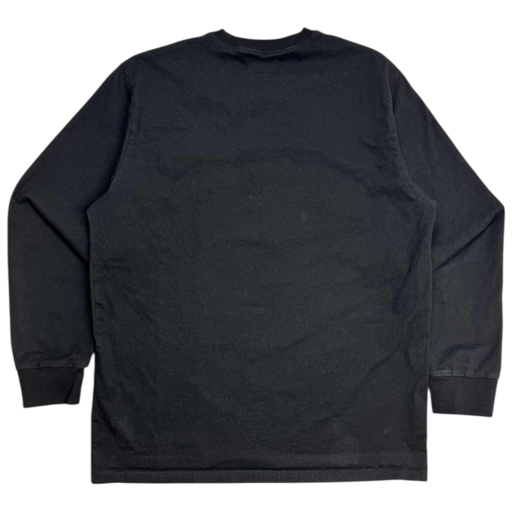 Supreme Vertical Logo Stripe L/S Top Black