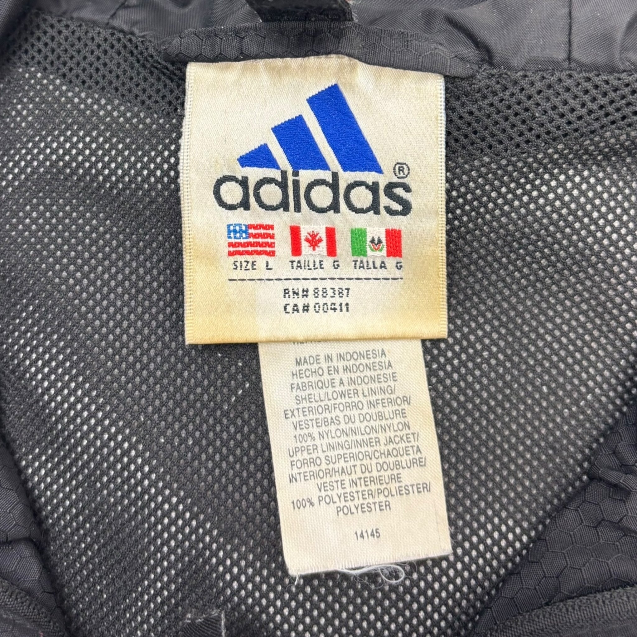 Vintage Adidas Long Windbreaker Coat