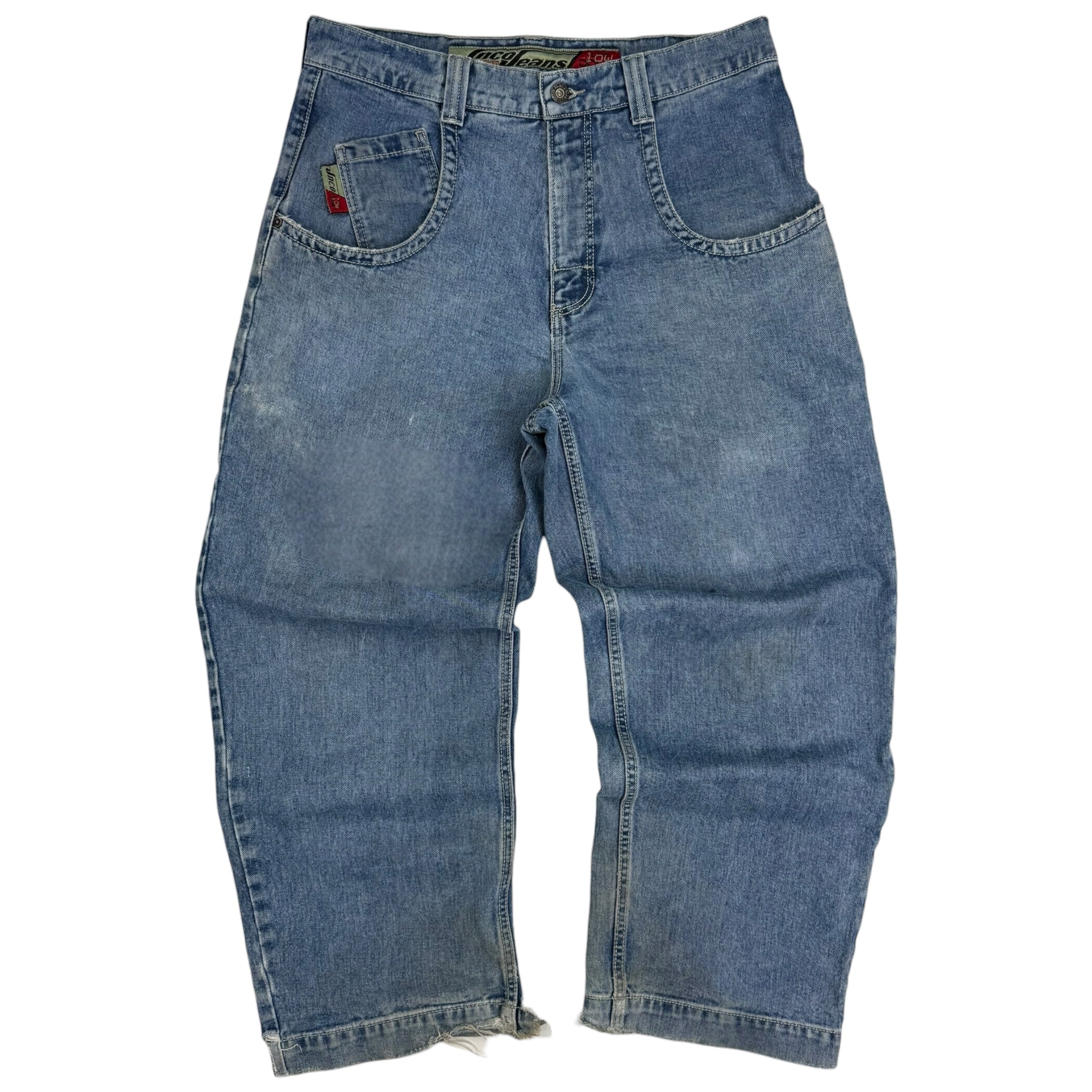 Vintage Y2K JNCO Jeans The Low Down Pants Light Wash