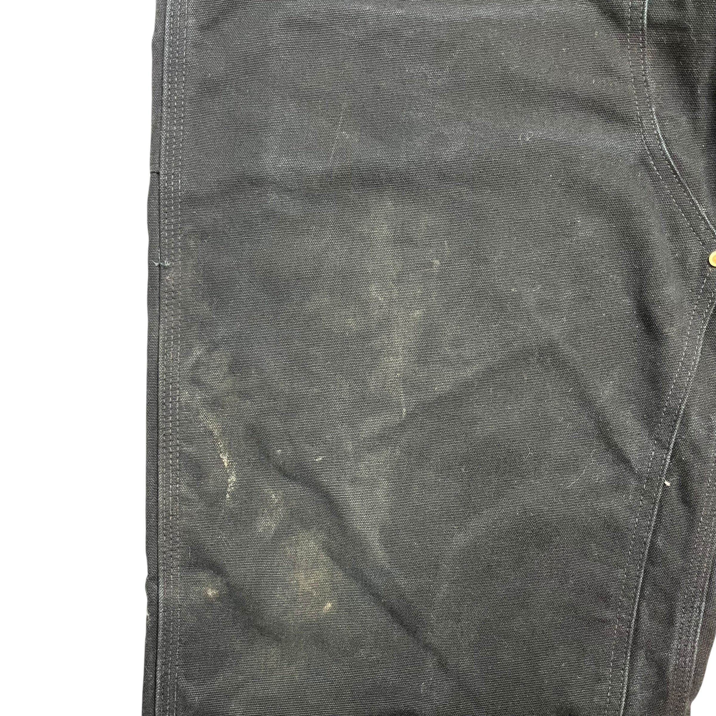 Vintage Carhartt Double Knee Denim Pants Black