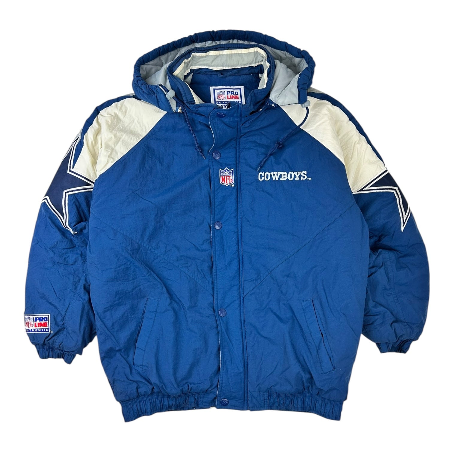 Vintage Starter Dallas Cowboys Jacket Blue/White