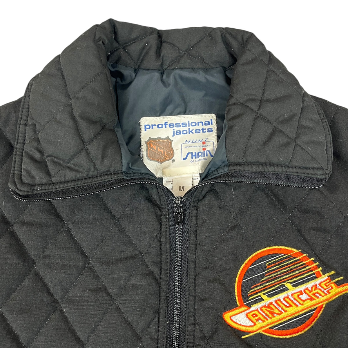 Vintage Vancouver Canucks Quilted Puffer Vest