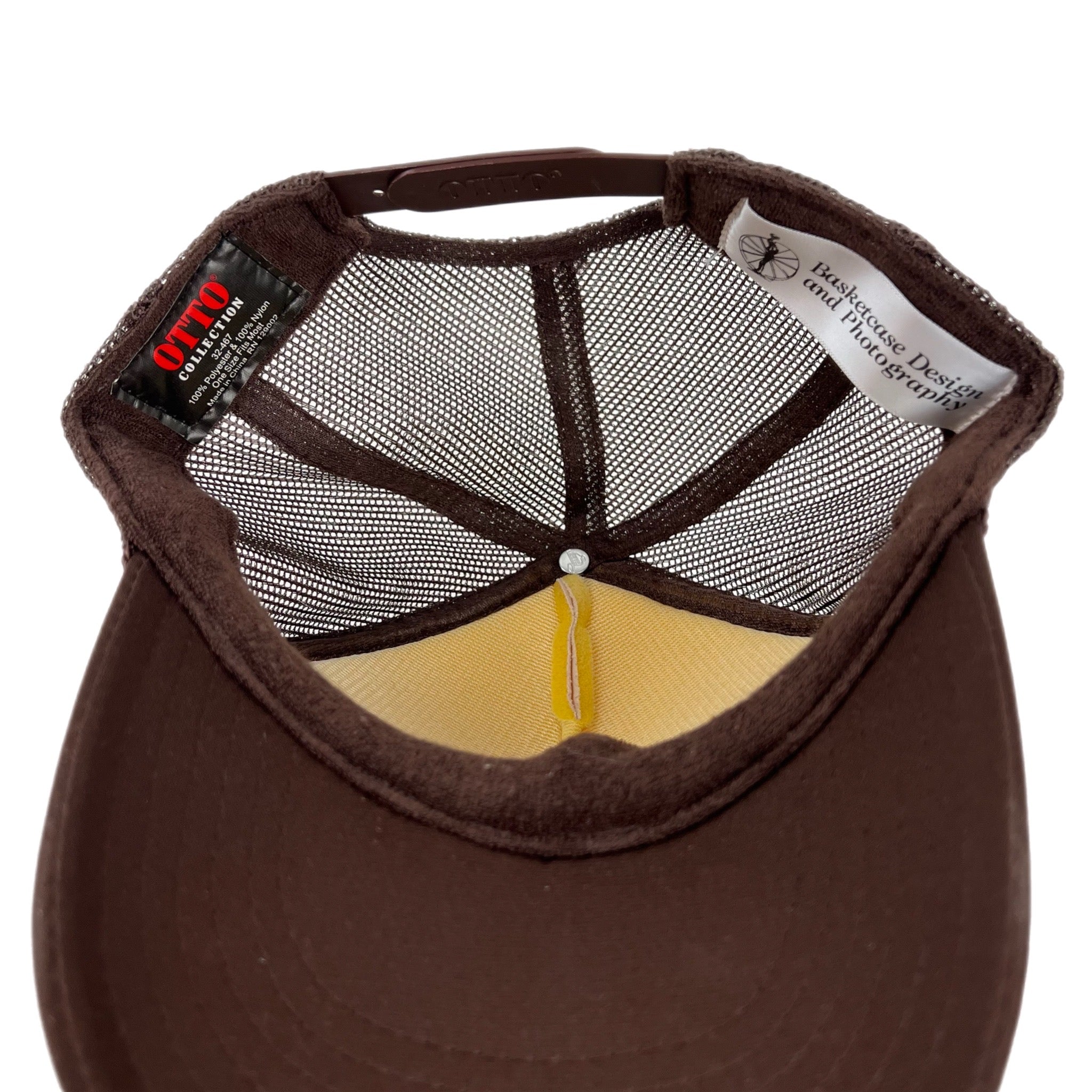 Basketcase Gallery New Jersey Devils  Trucker Hat Tan/Brown