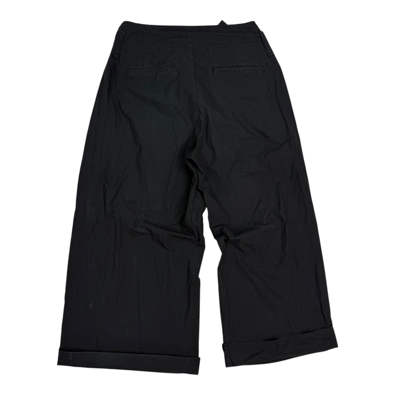 (W) Yohji Yamamoto + NOIR SS11 Cotton Trousers Black