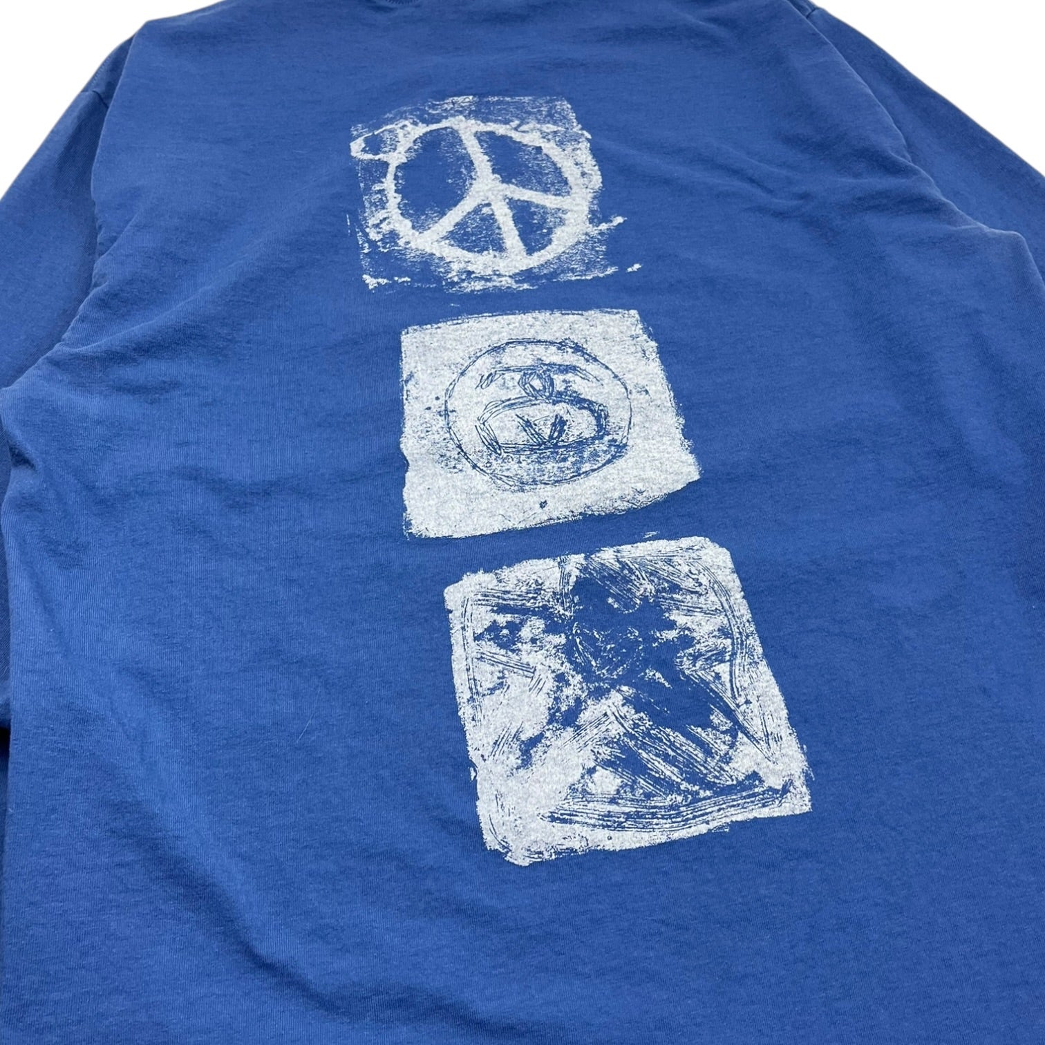 Stüssy Mono L/S Shirt Pacific Blue