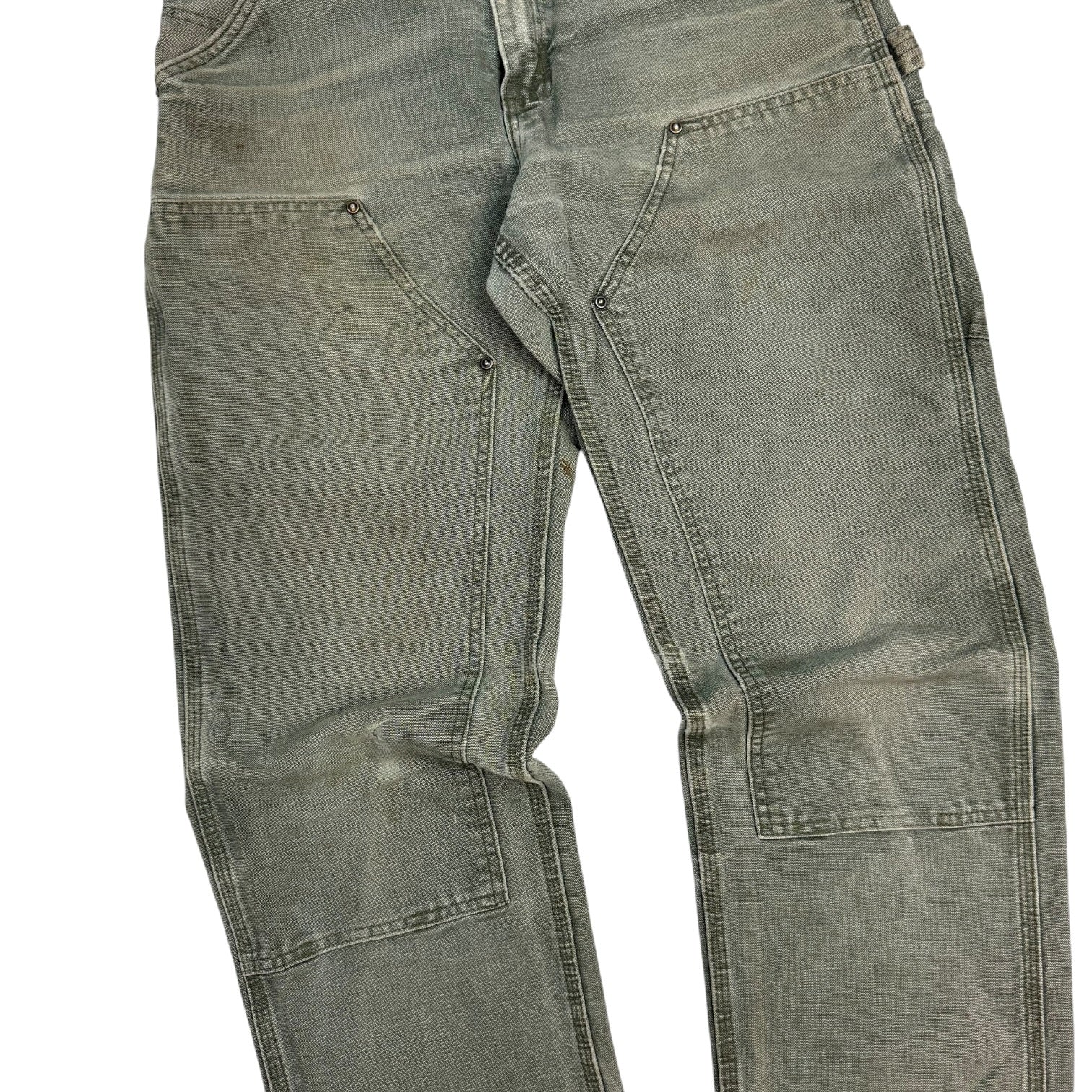 Vintage Carhartt Double Knee Pants Green