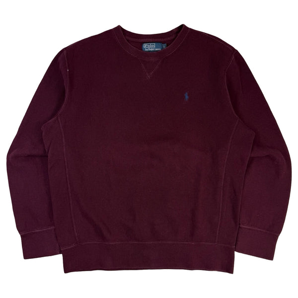 Vintage Polo Ralph Lauren Crewneck Sweater Burgundy