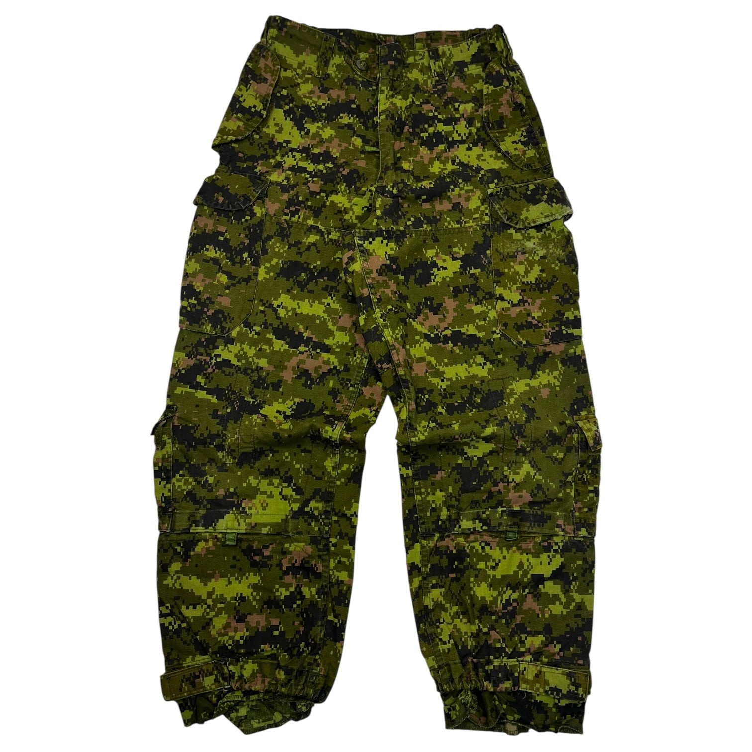 Vintage Converged Combat Trousers Green Digi Camo