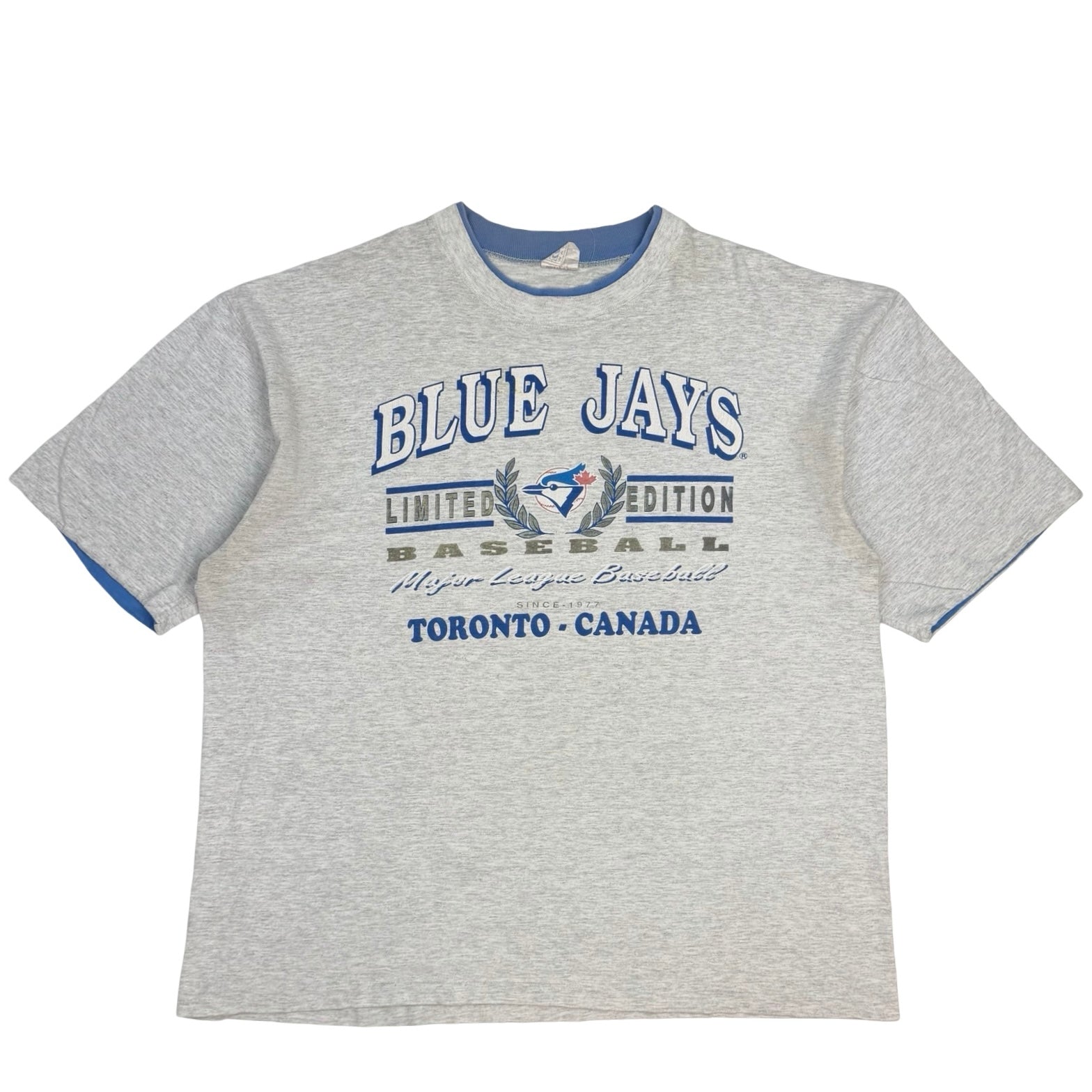 Vintage Toronto Blue Jays Double Layer Shirt Grey