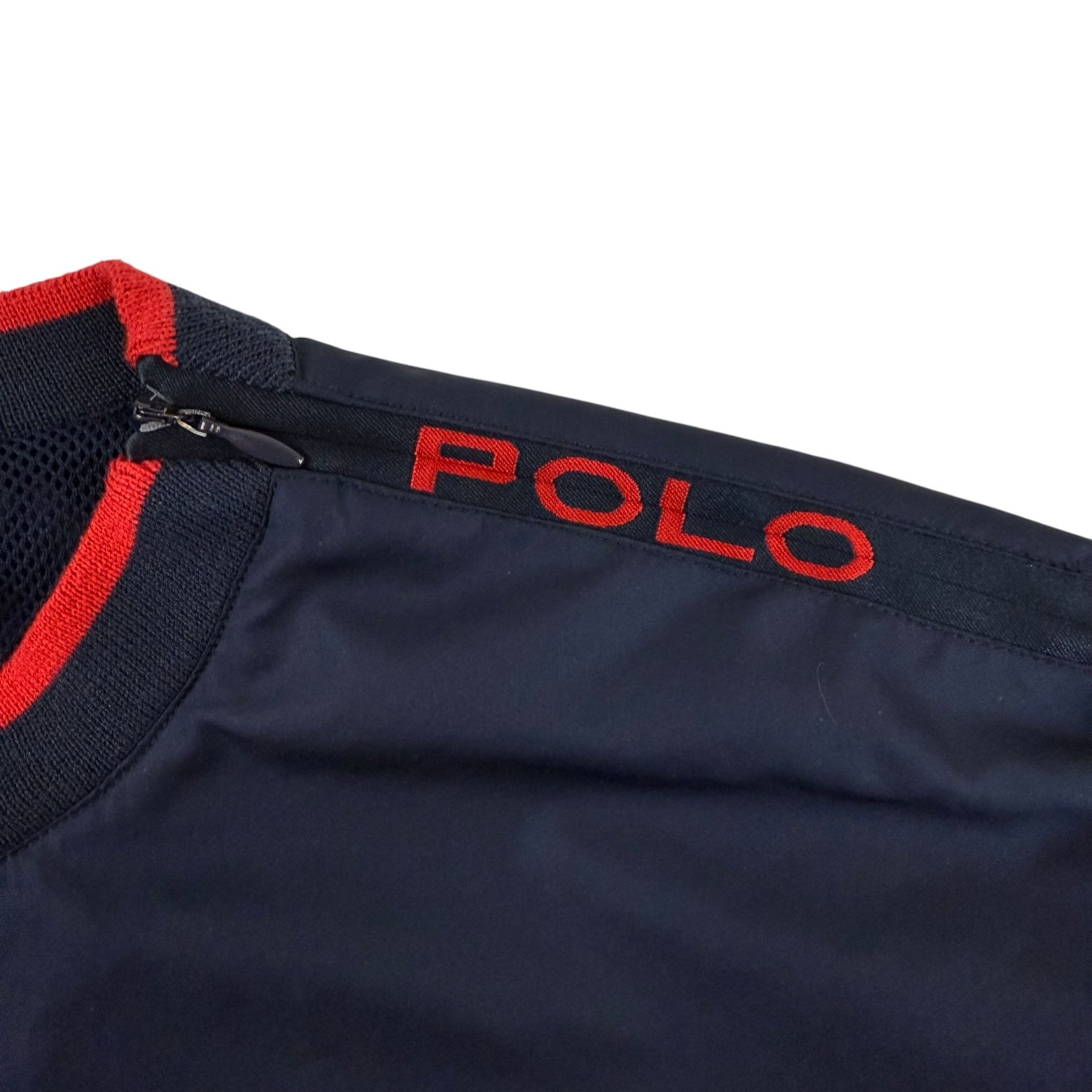 Vintage Polo Golf Pull Over Navy/Red