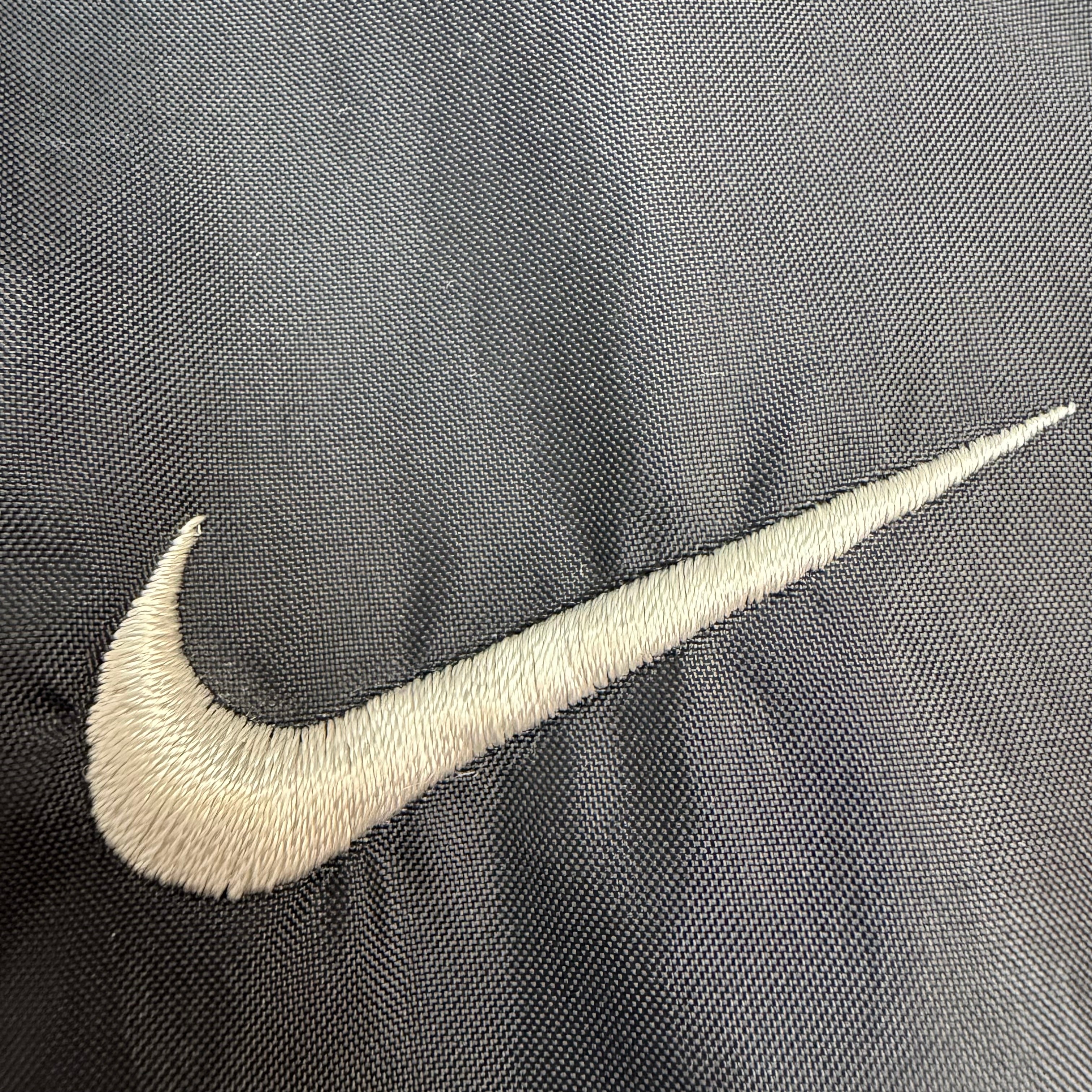 Vintage Nike Embroidered Swoosh Track Jacket Black/Red
