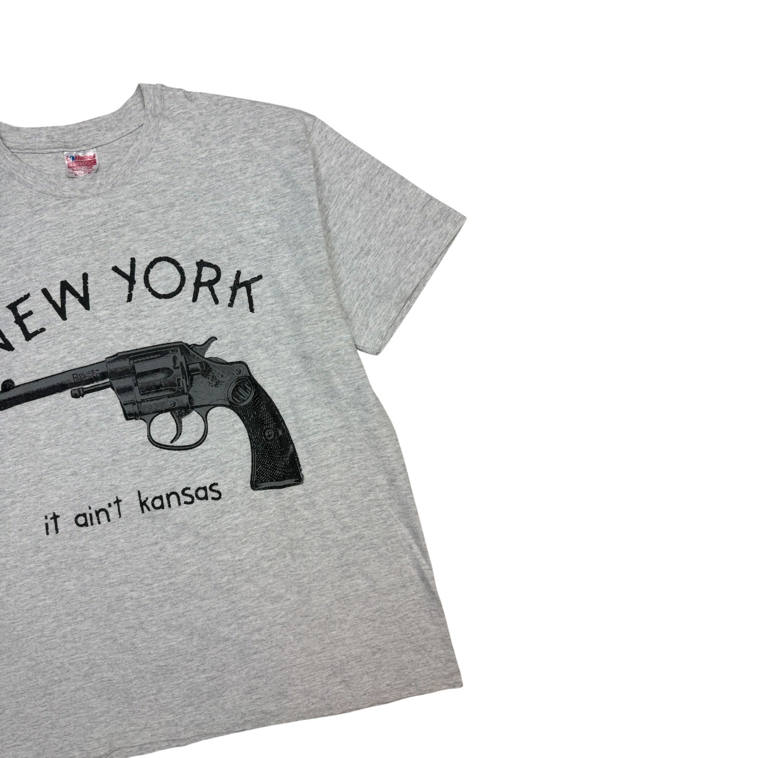 Vintage New York It Ain’t Kansas T-Shirt Grey