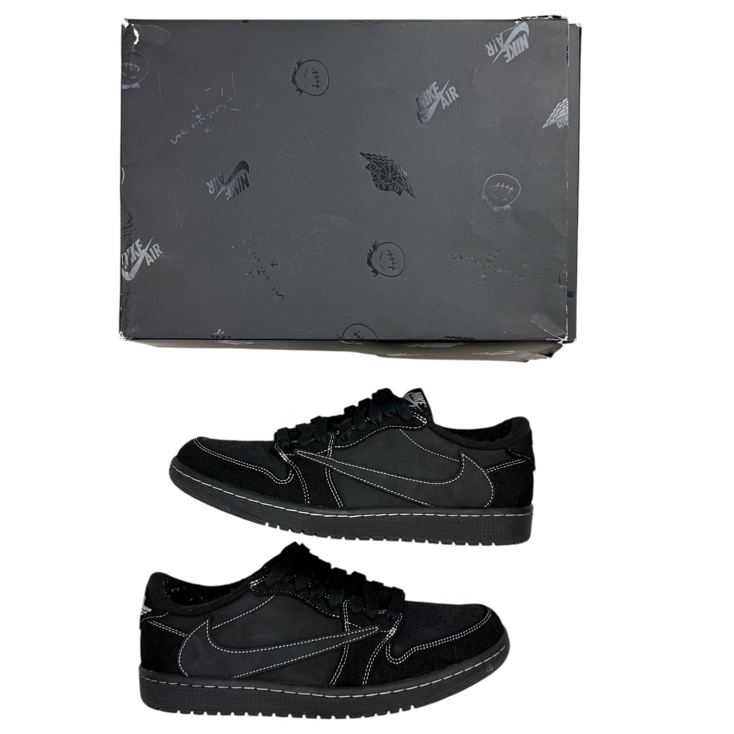 Jordan 1 Retro Low OG SP Travis Scott Black Phantom (Used)
