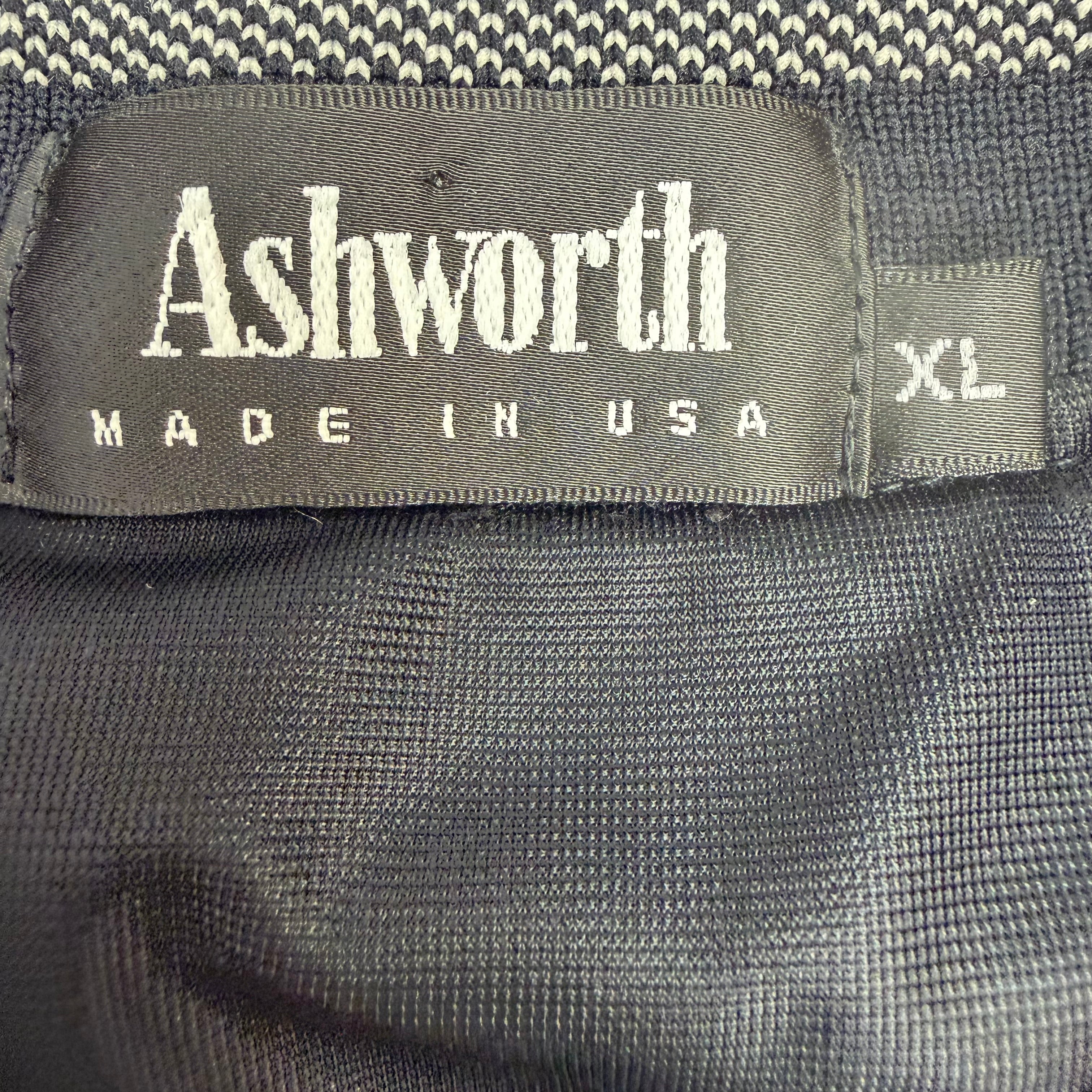 Vintage Ashworth Embroidered Vest Grey