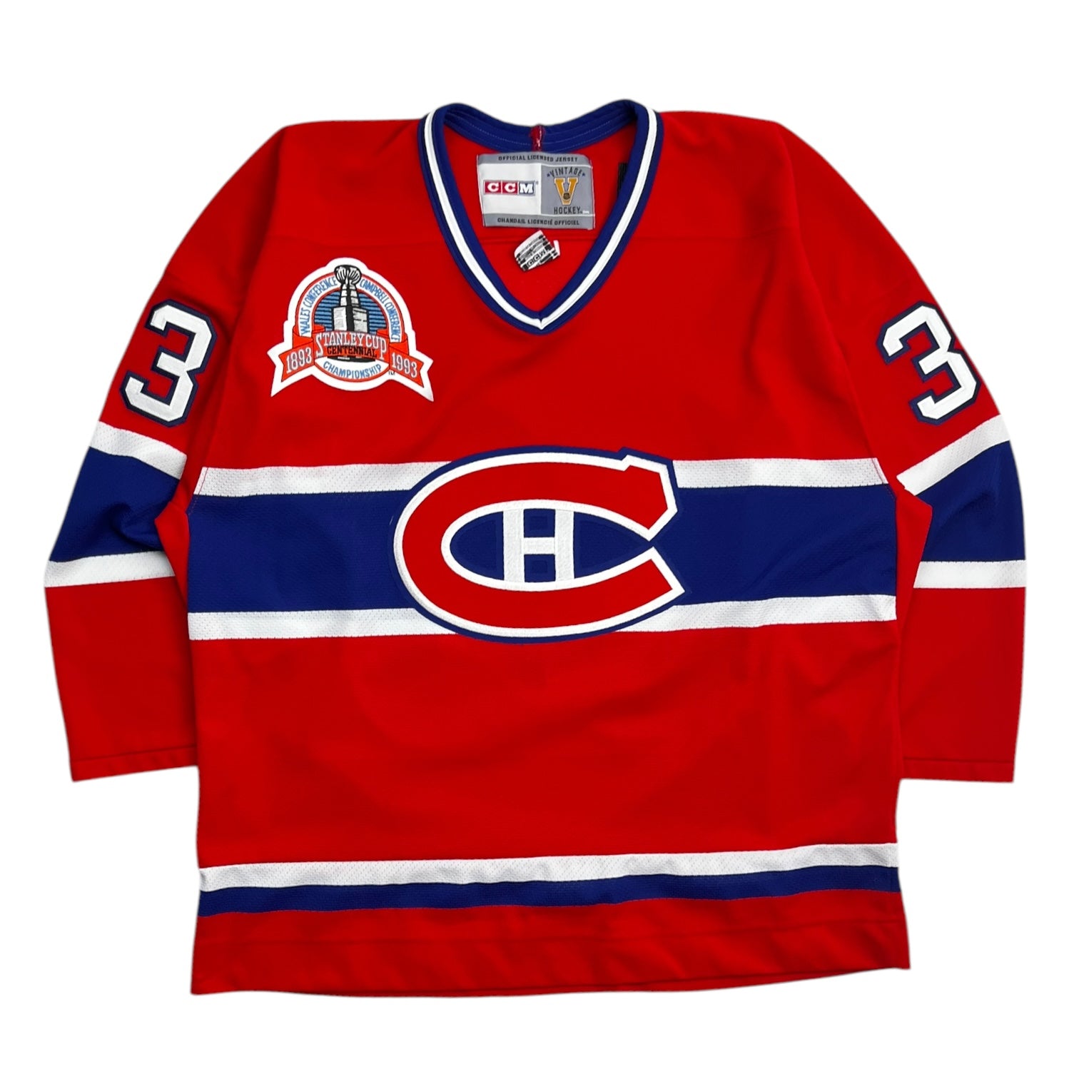 Montreal Canadiens Patrick Roy Vintage Hockey Jersey