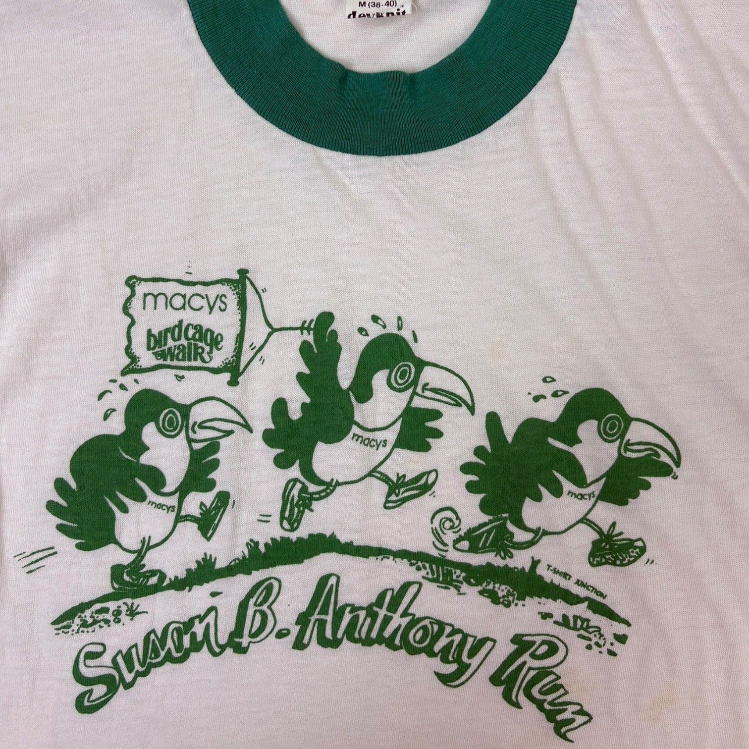 Vintage Ringer Macy’s Birdcage Walk T-Shirt White