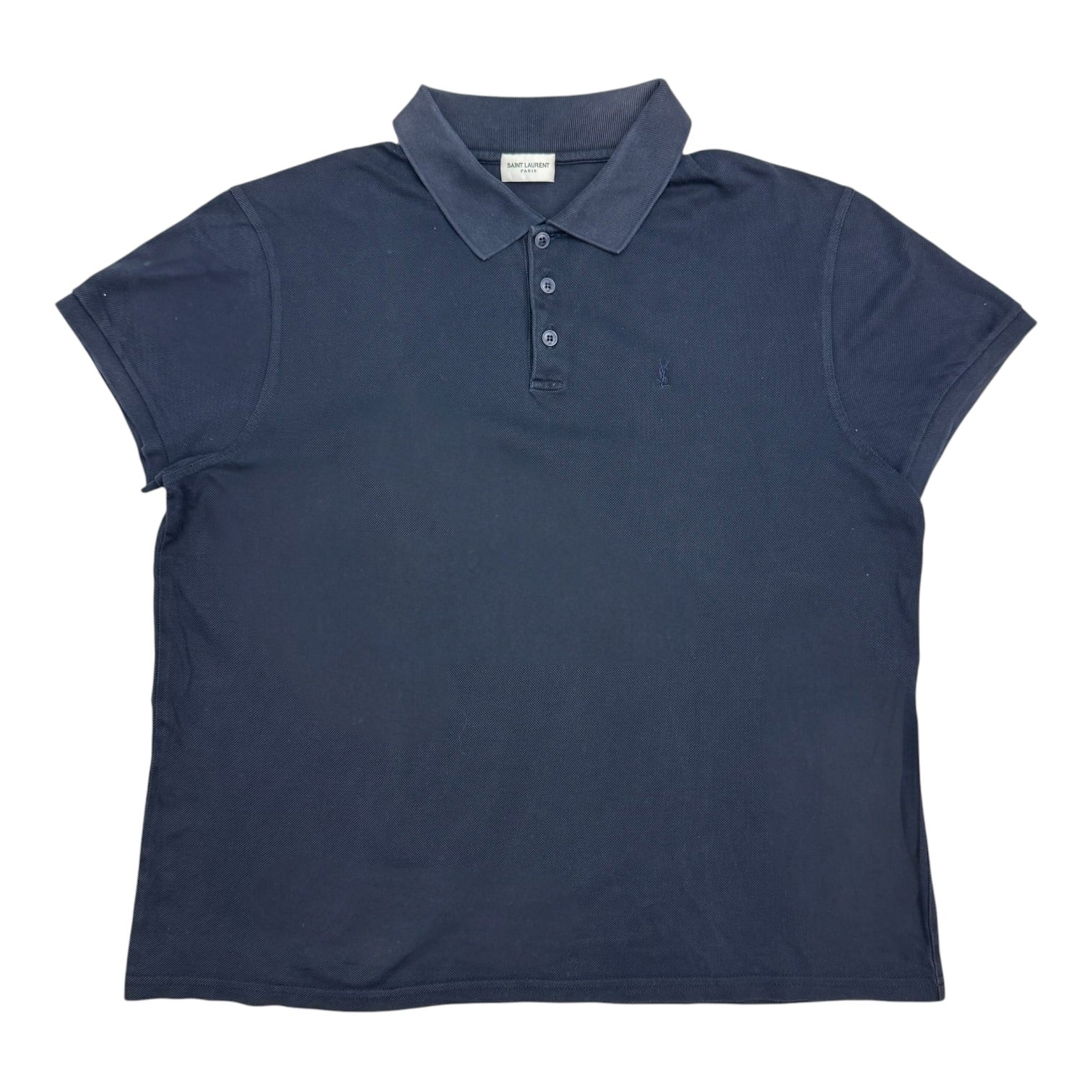 Yves Saint Laurent Polo Shirt Navy Blue