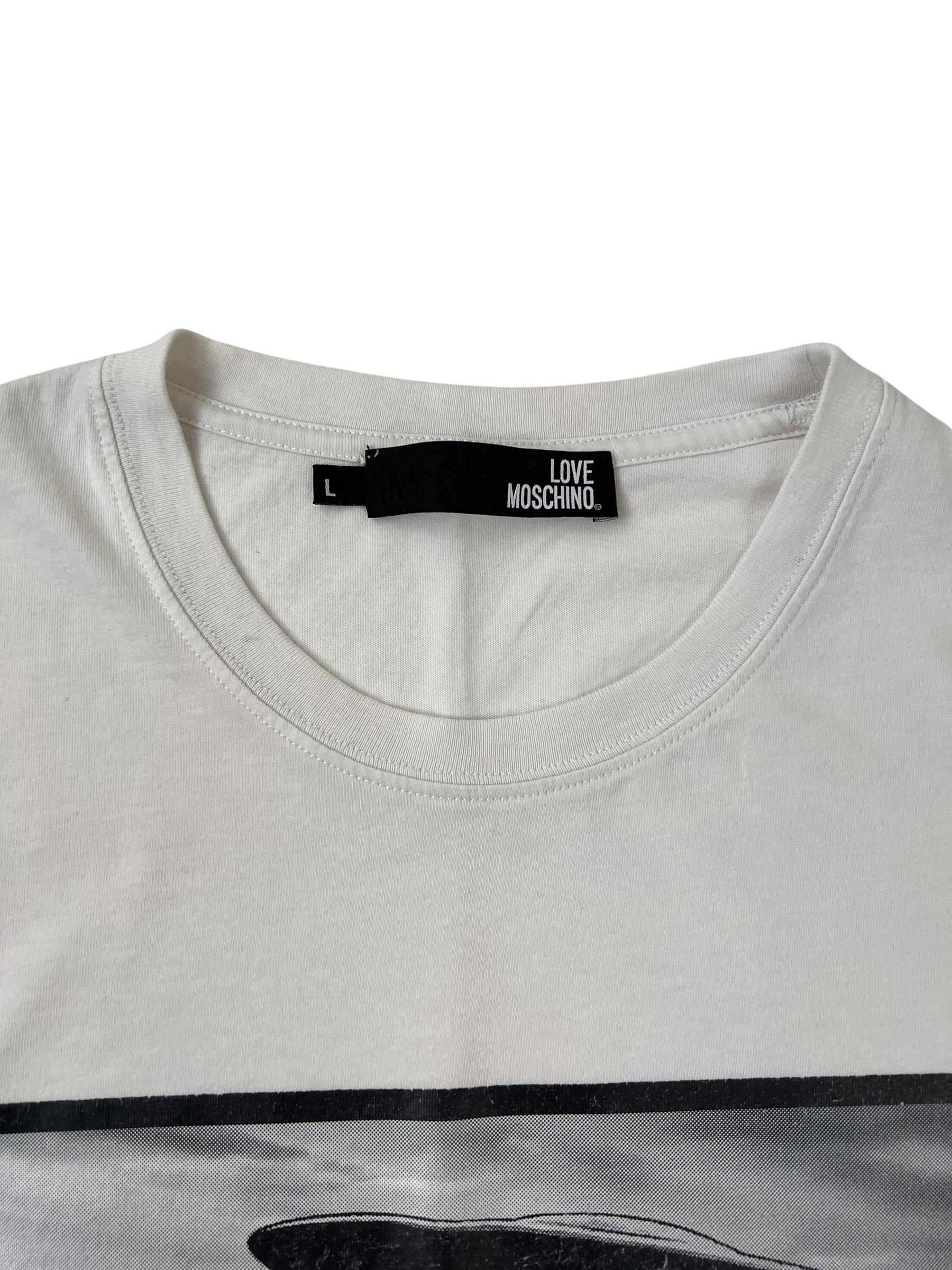 Love Moschino UFO T-Shirt White