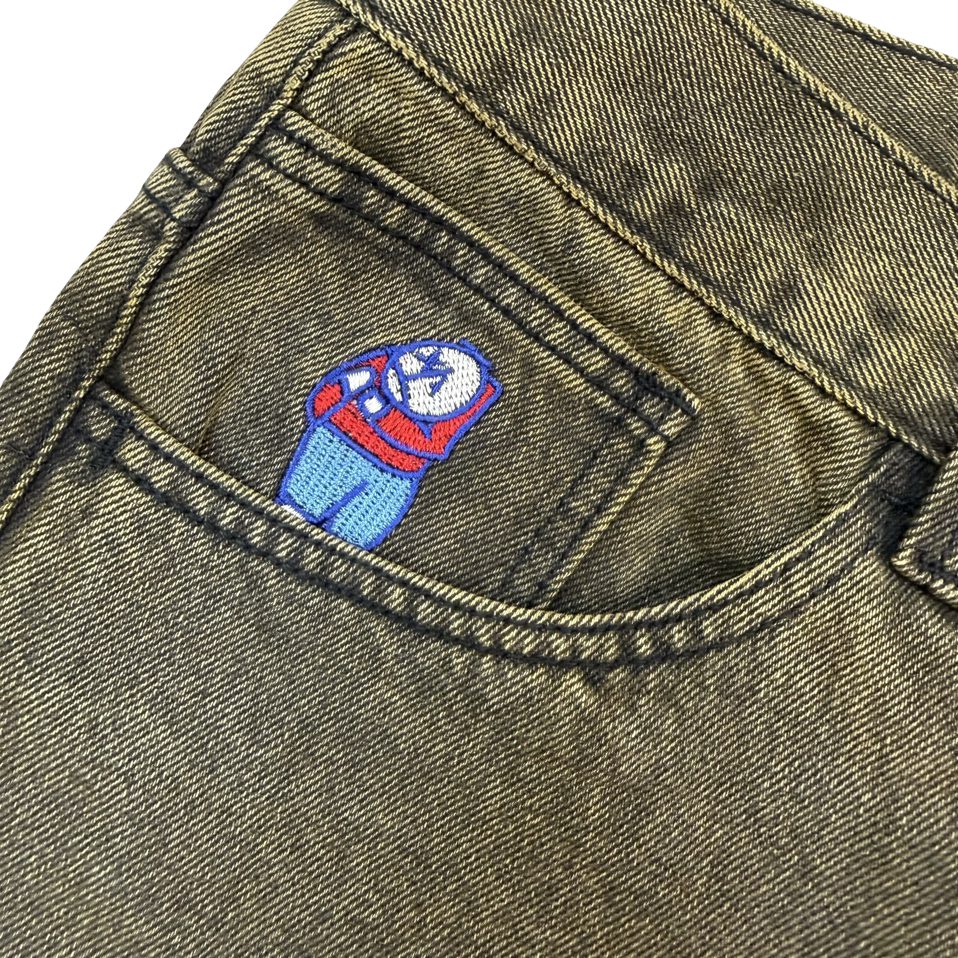 Polar Skate Co. Big Boy Jeans Green Acid Wash
