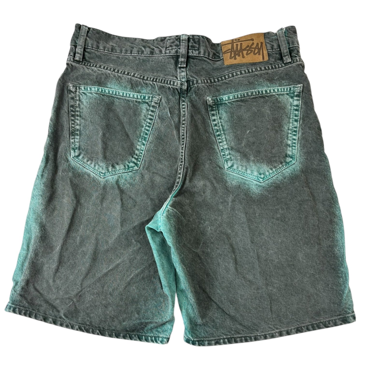 Stussy Spray Dye Big Ol’ Shorts Black/Blue