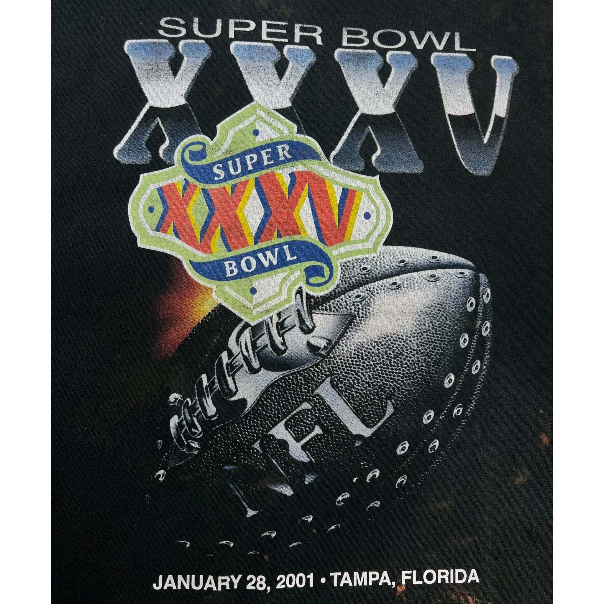 Y2K Super Bowl XXXV Tampa Florida T-shirt