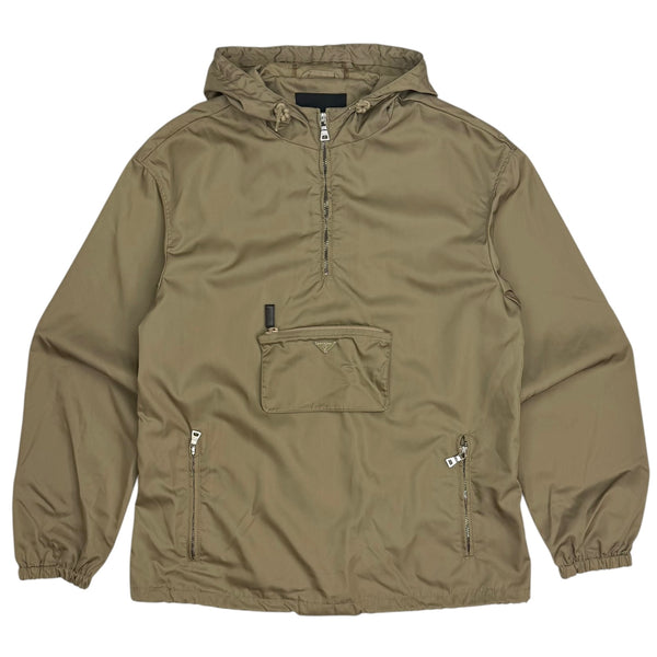Prada Nylon Anorak Windbreaker Khaki