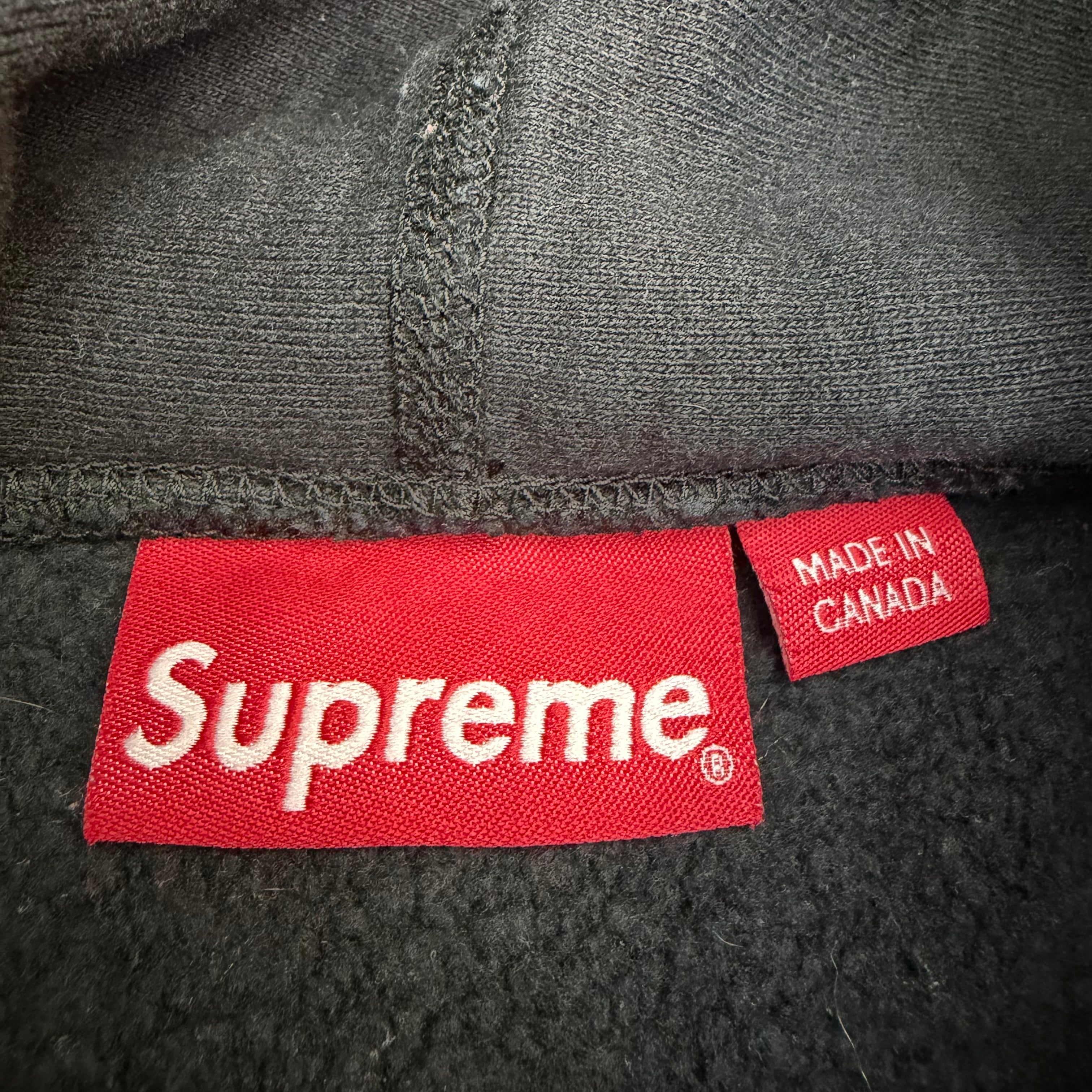 Supreme Drop Shadow Hooded Sweatshirt Black