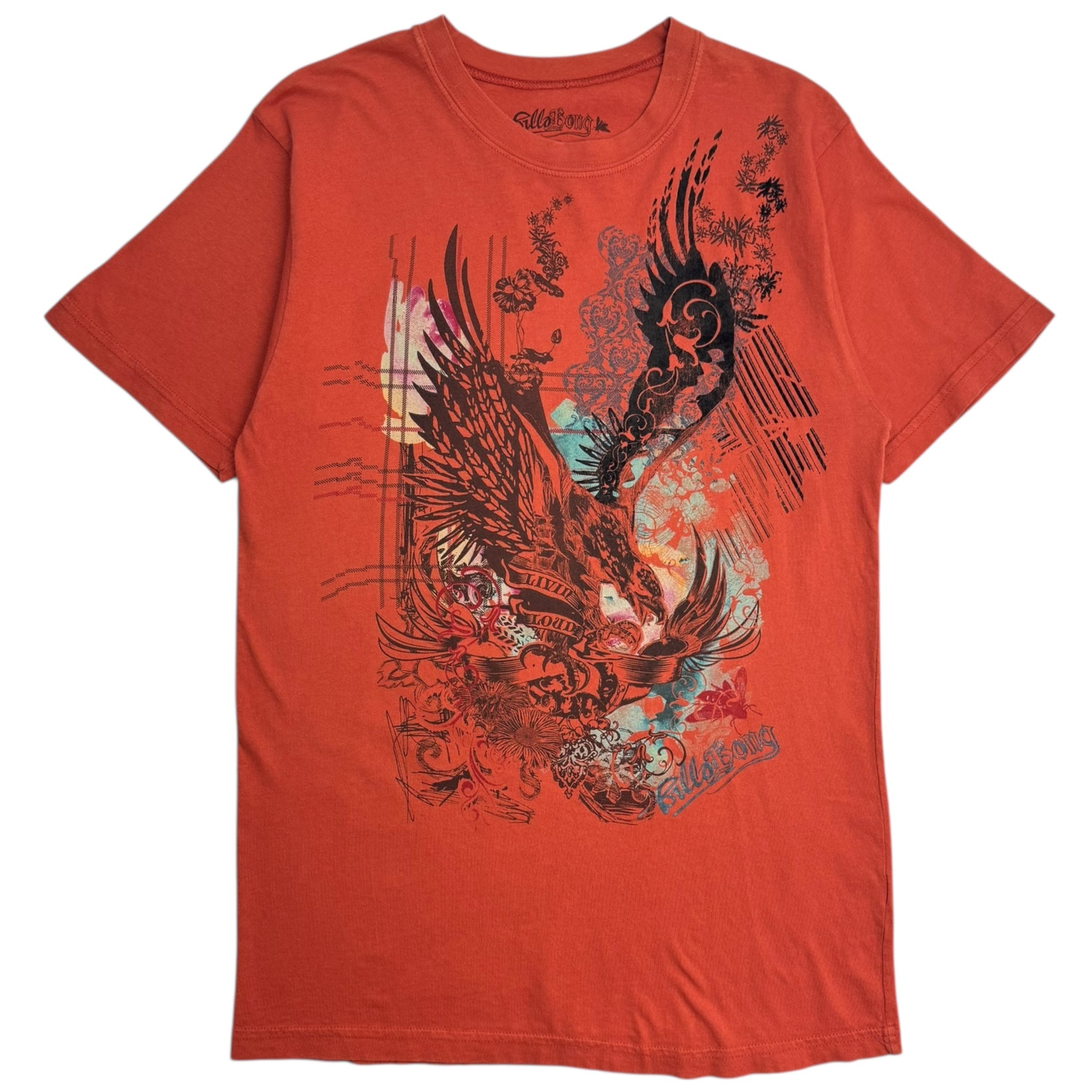 Y2K Billabong Cyber Tee Burnt Orange
