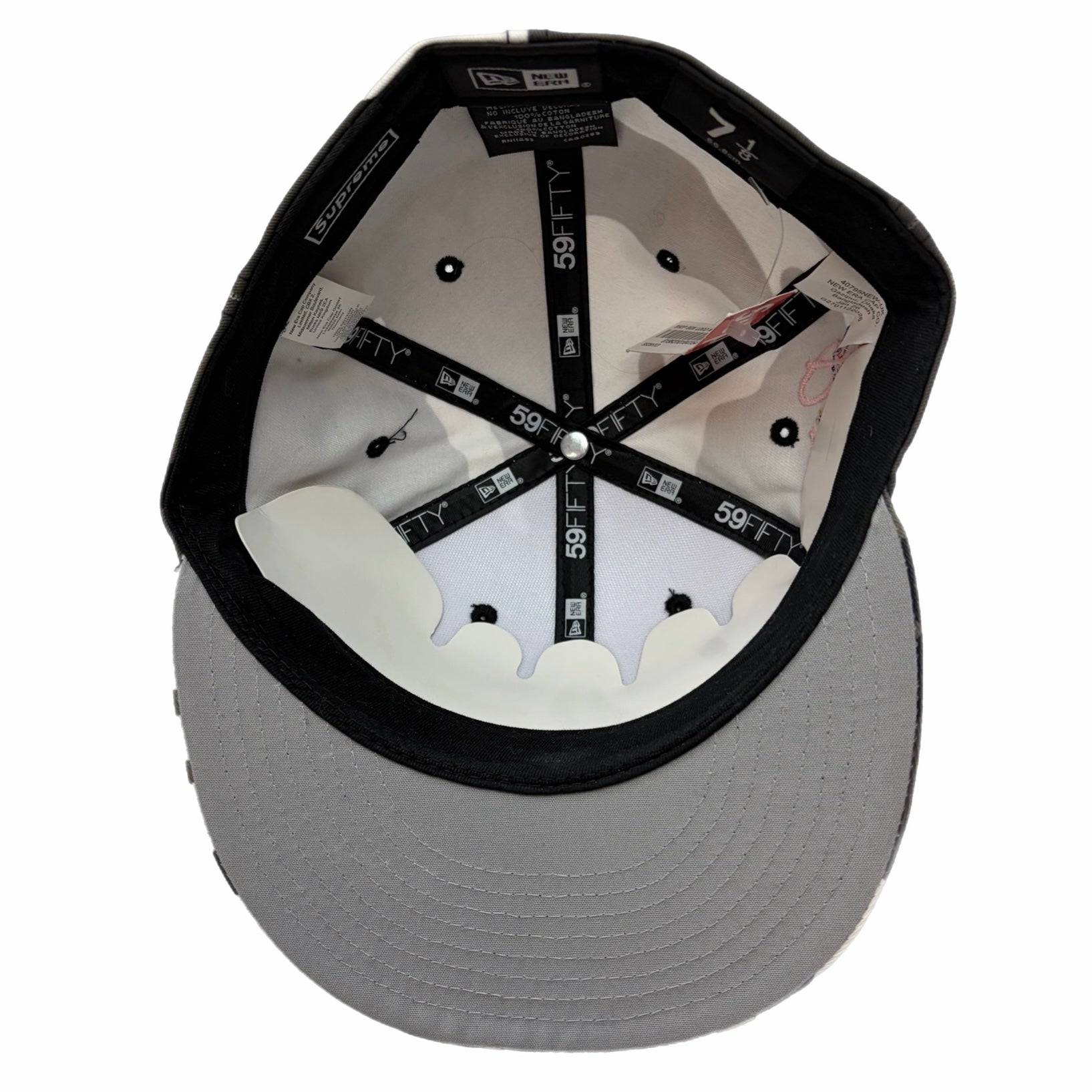 Supreme Paris 10 Year Anniversary Box Logo Snow Camo New Era Fitted Hat