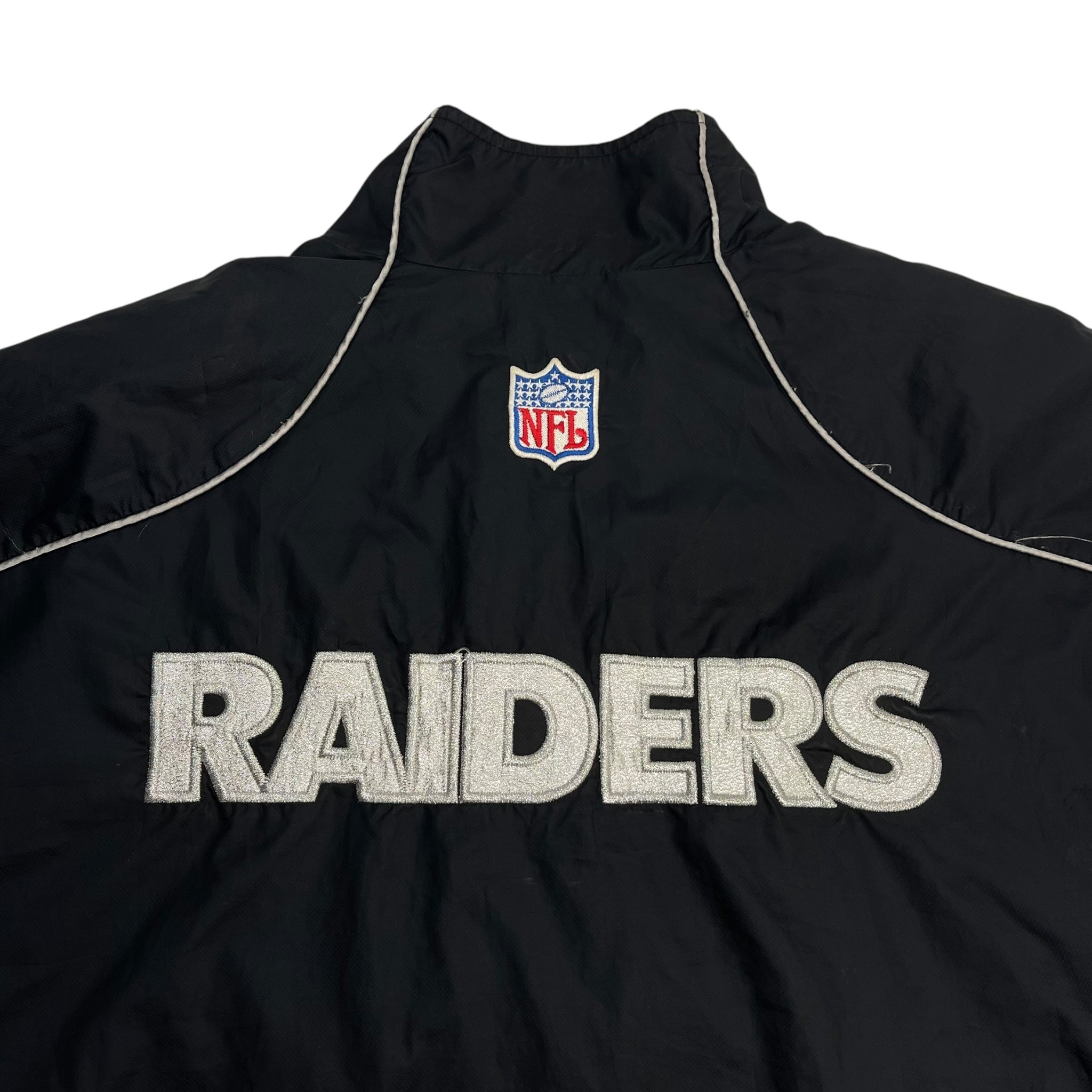 Vintage Raiders On Field Reebok Jacket Black