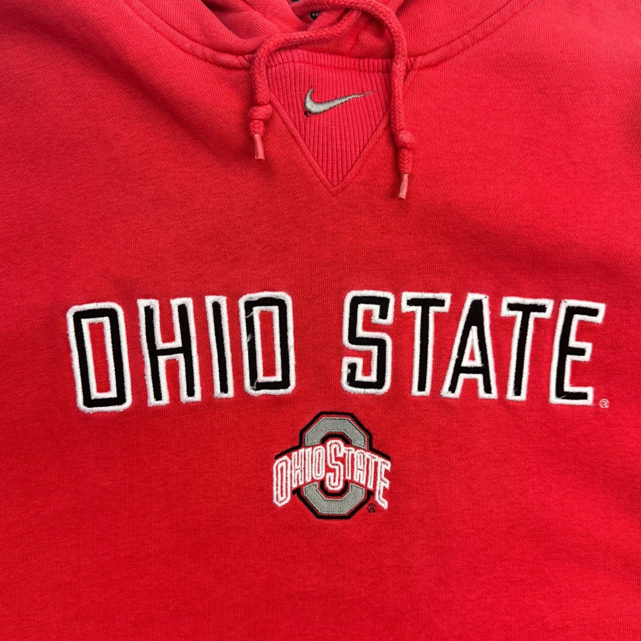 Vintage Nike Ohio State Center Logo Pullover Hoodie