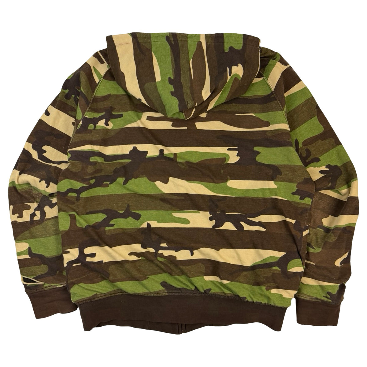 Vintage Element Reversible Camo Hoodie Green/Brown