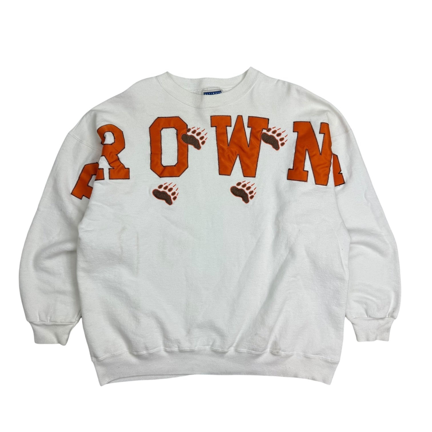 Vintage Cleveland Browns Spell Out Crewneck Grey