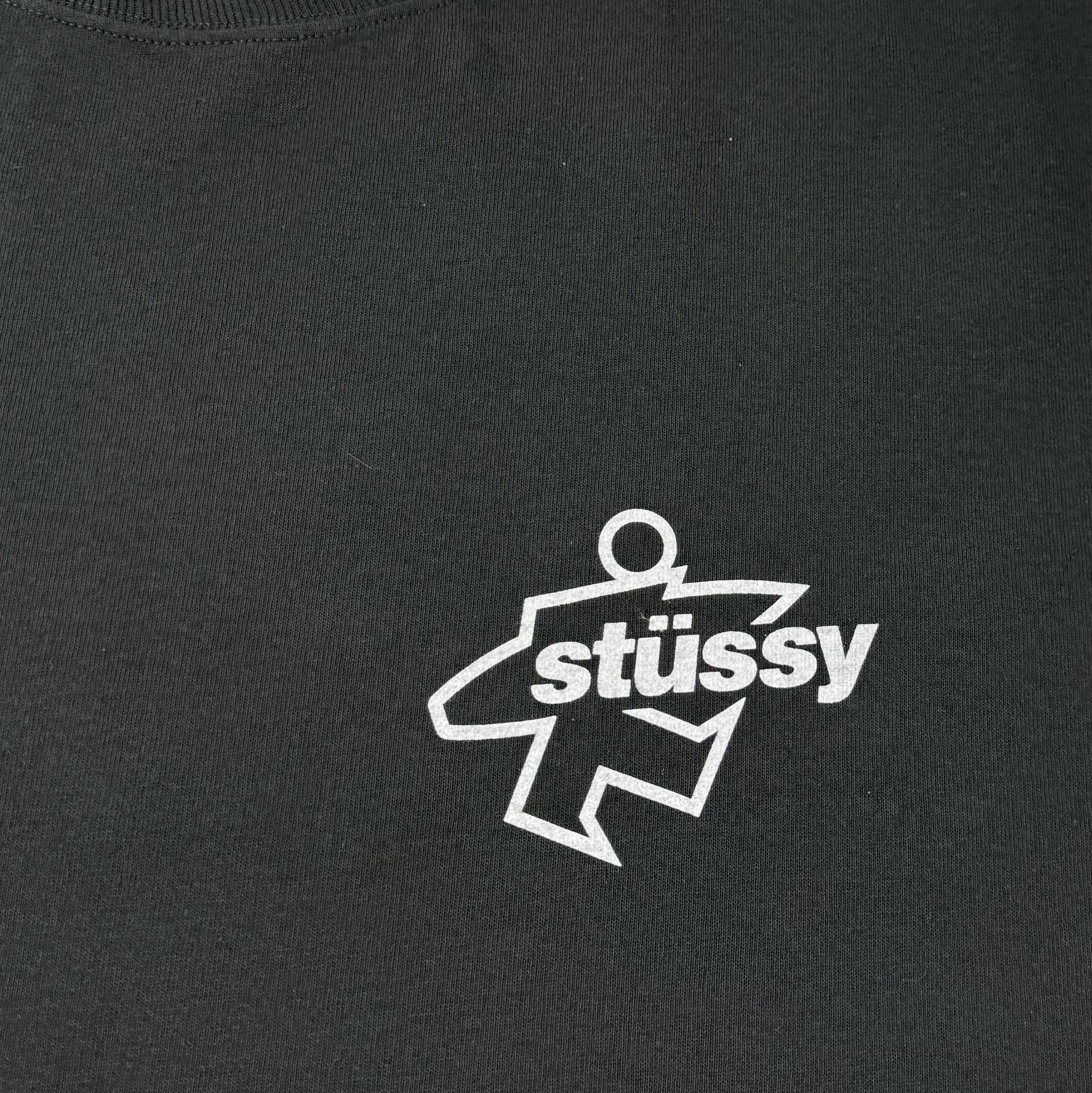Stussy Surf Size Pigment Dyed Tee Faded Black