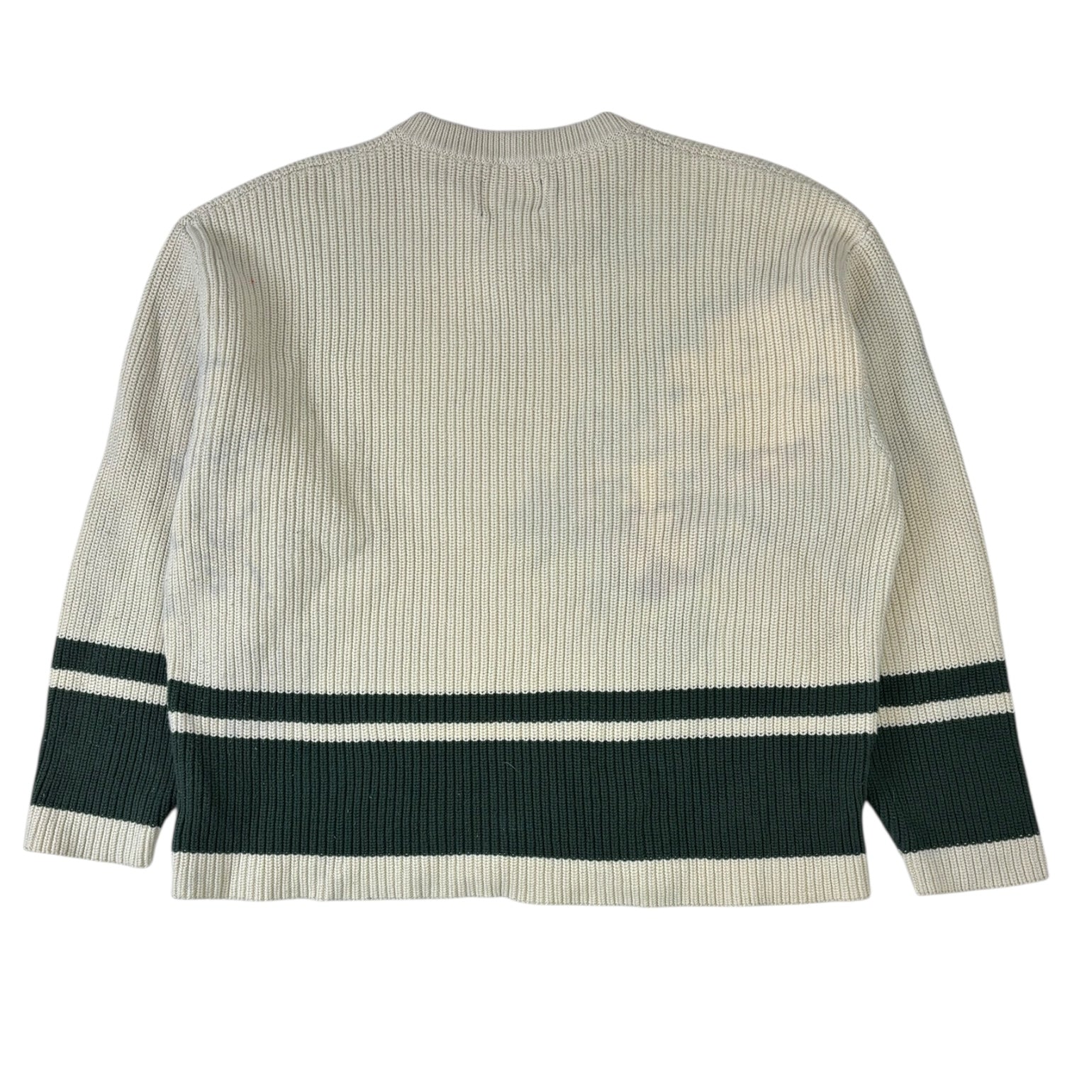 Stussy Knit Athletic Sweater Natural