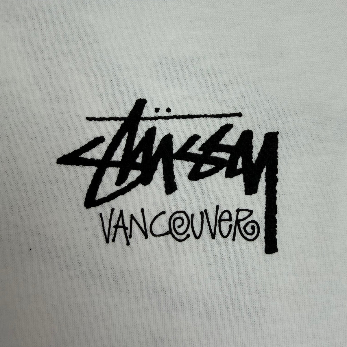 Stussy Vancouver Chapter Tee White