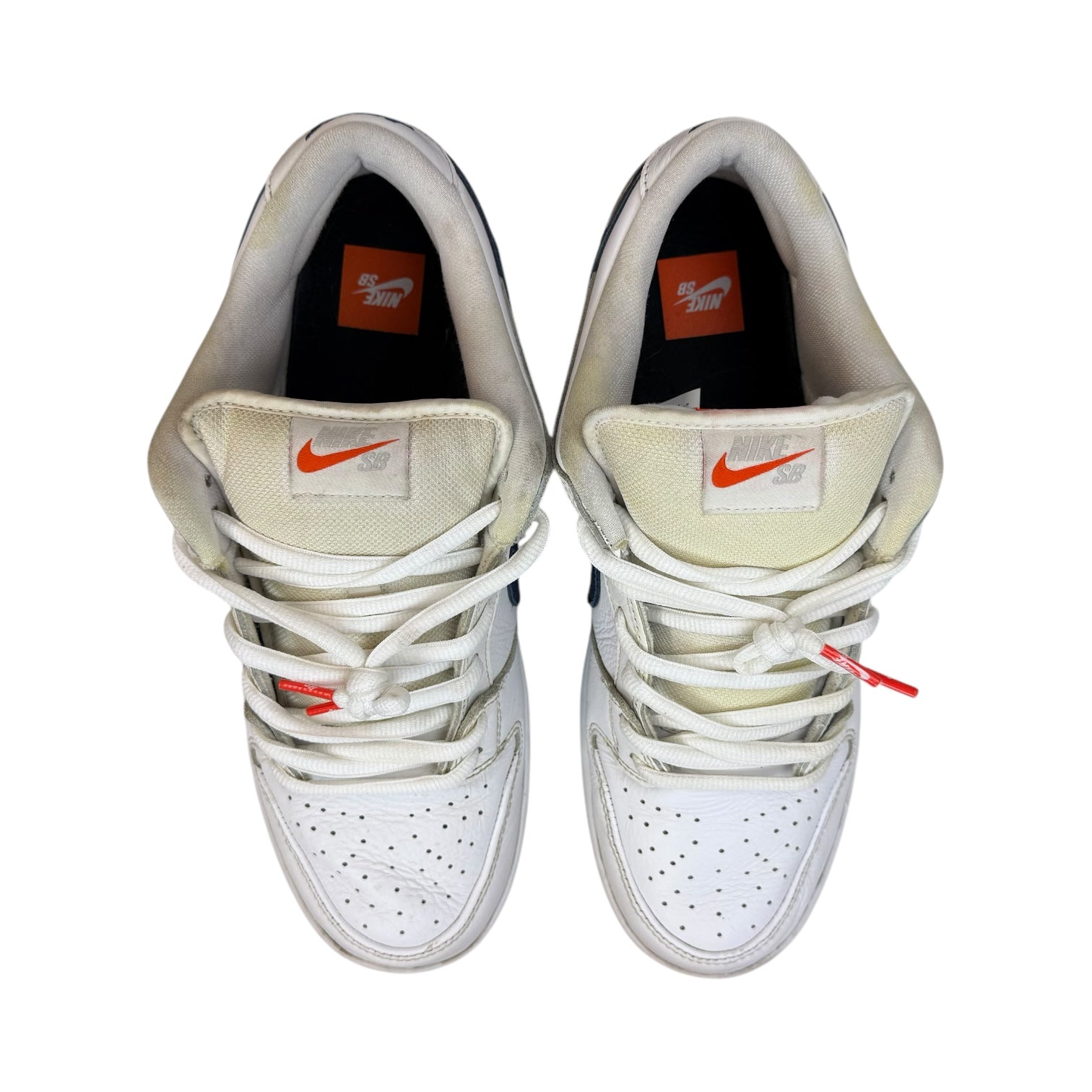 Nike SB Dunk Low Orange Label White Navy