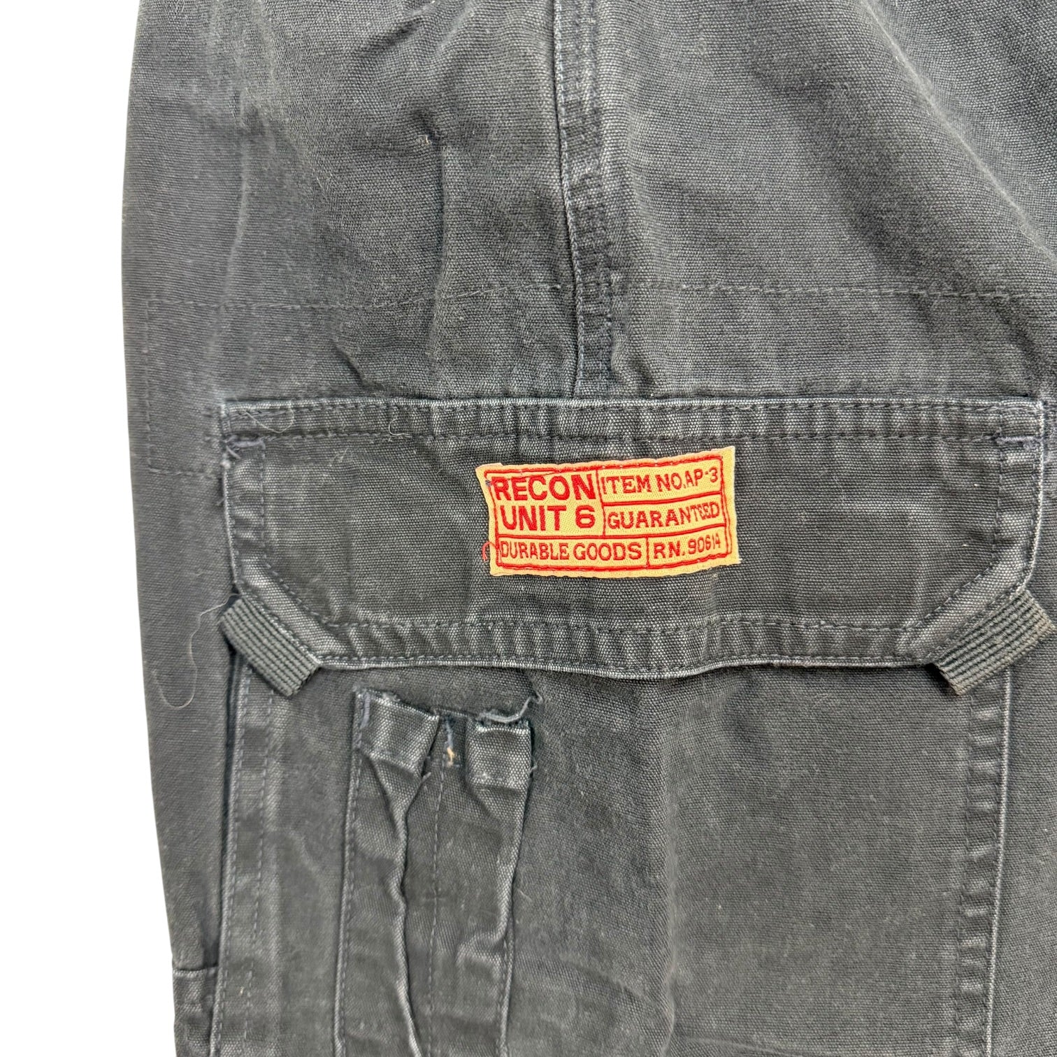 Vintage Burnside Cargo Pants Black