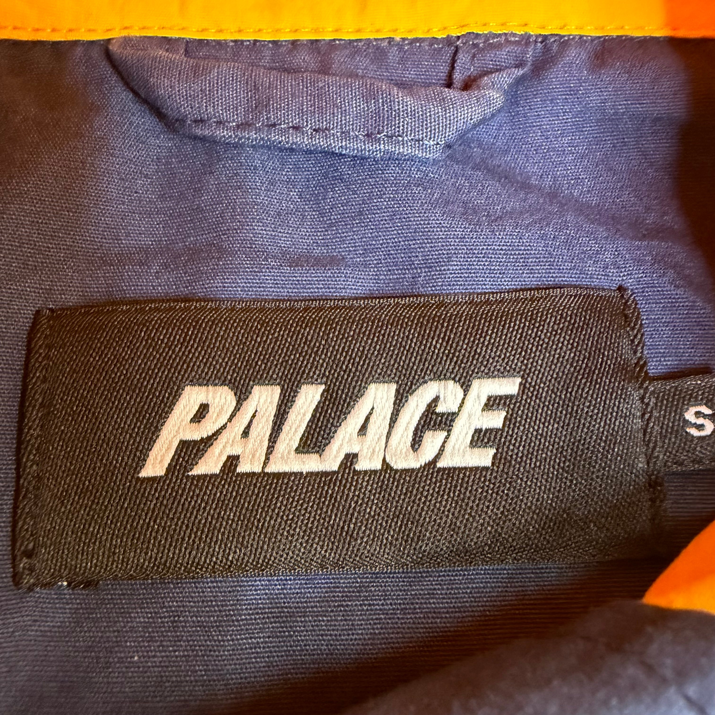 Palace International Windbreaker Navy/Yellow