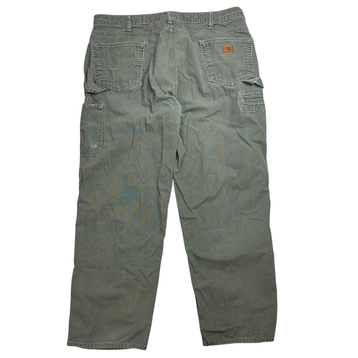 Vintage Carhartt Dungaree Pants Faded Green