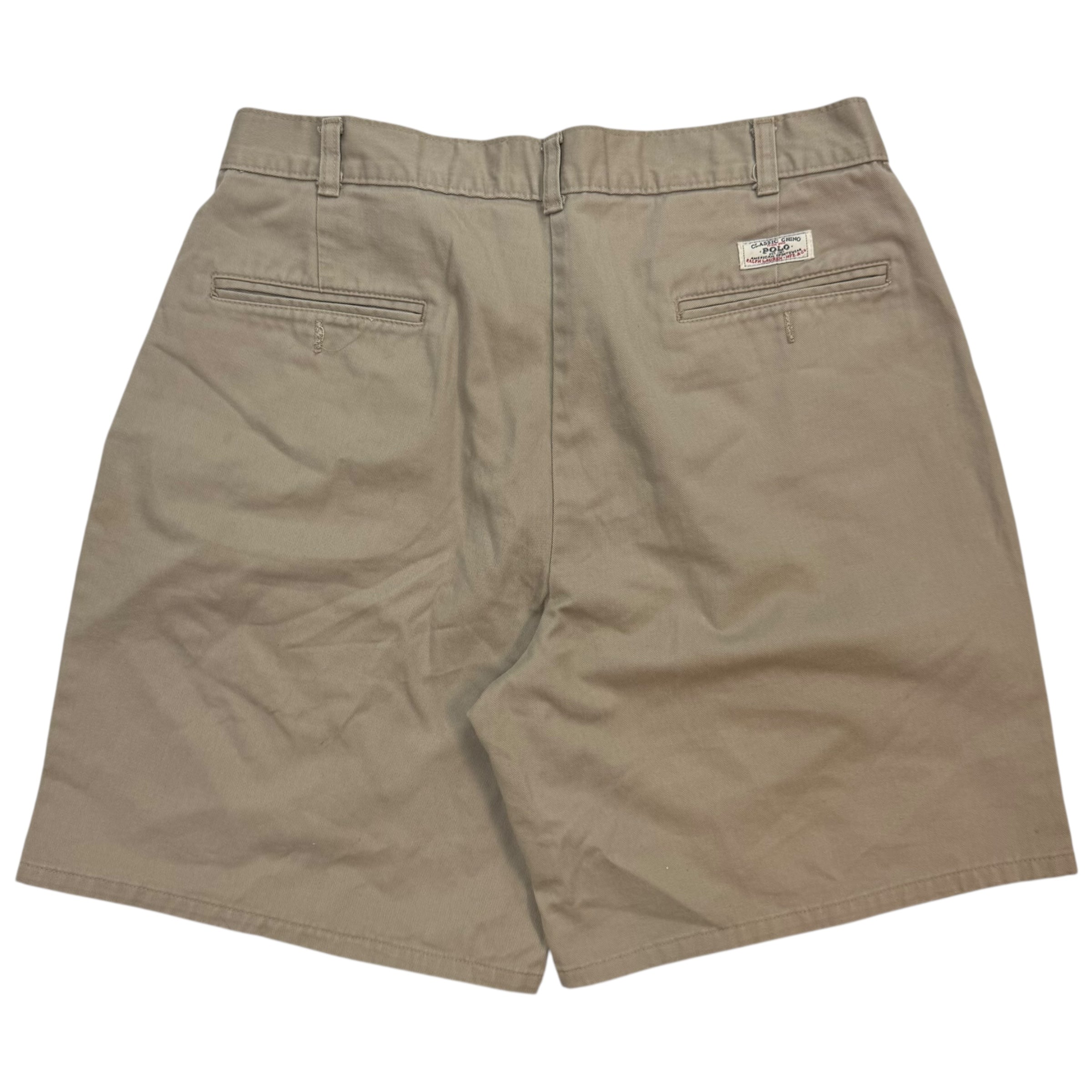 Vintage Polo Classic Chino Shorts Tan