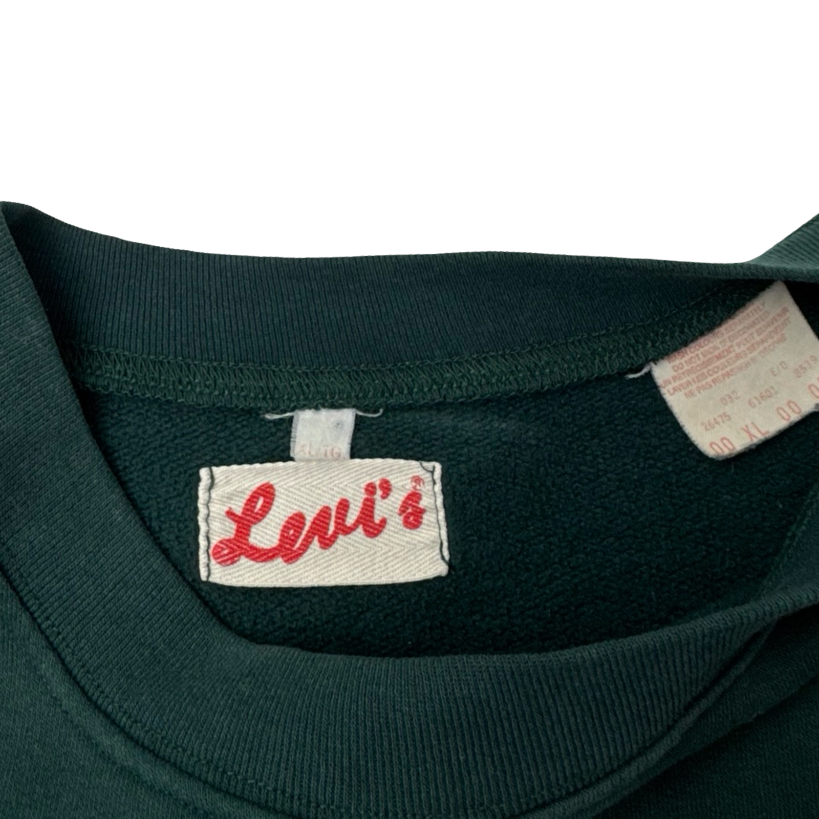 Vintage 80s Levis Strauss Crewneck Sea Green