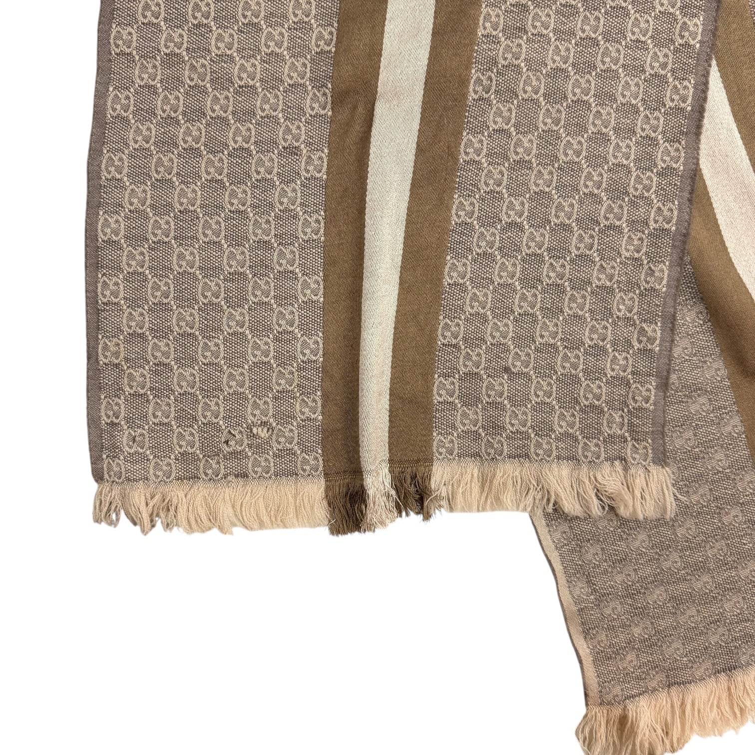 Gucci GG Pattern Strip Scarf
