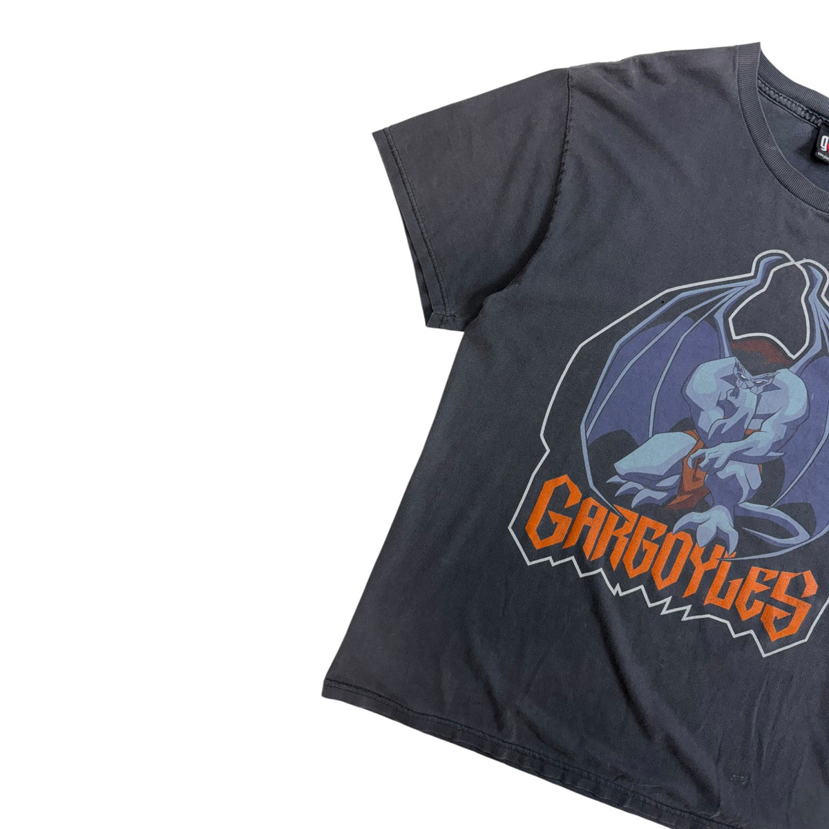 Vintage 1994 Gargoyles “Stone By Day, Warrior By Night” T-Shirt Grey