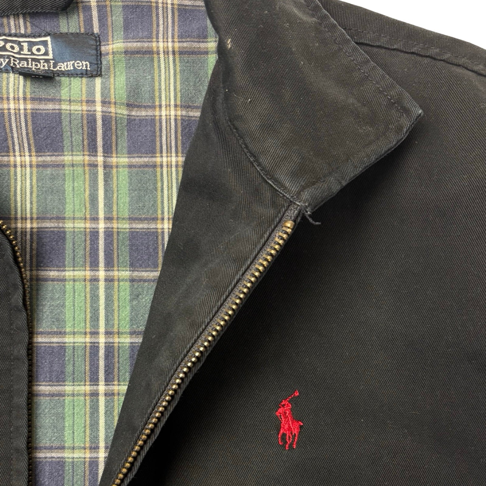 Vintage Polo Ralph Lauren Harrington Jacket Black