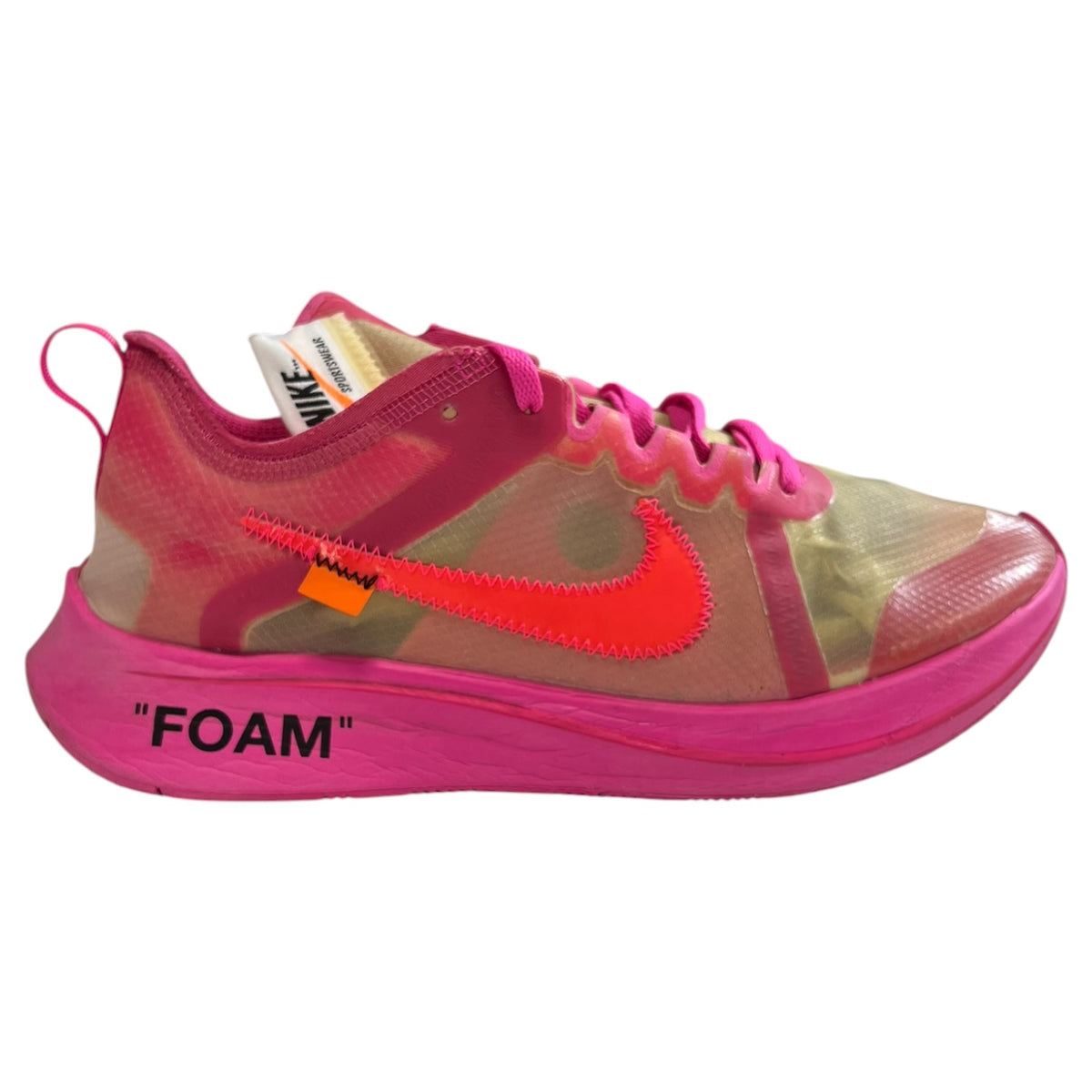 Off-White x Nike Zoom Fly SP Bright Pink