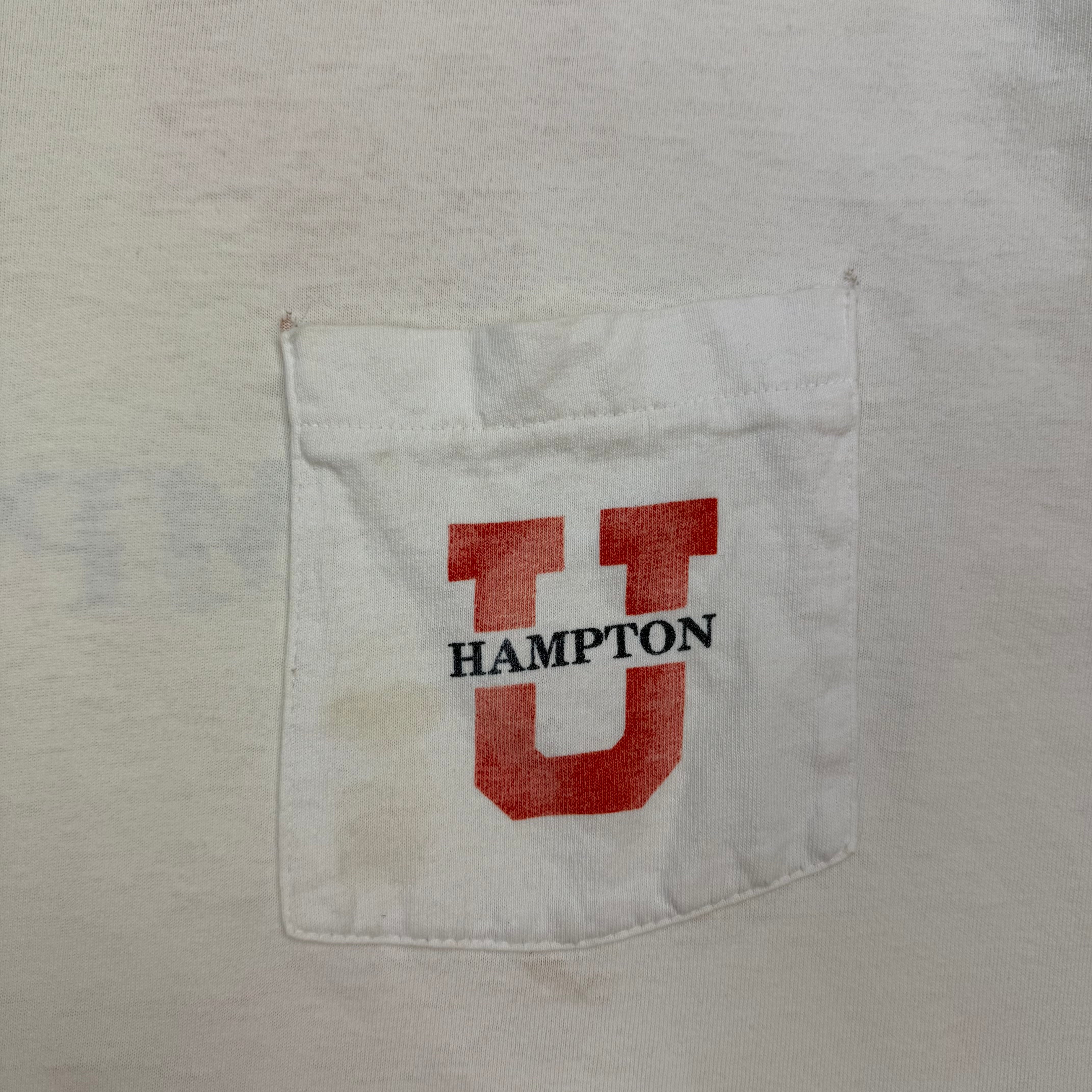 1989 University of Hampton Tee White
