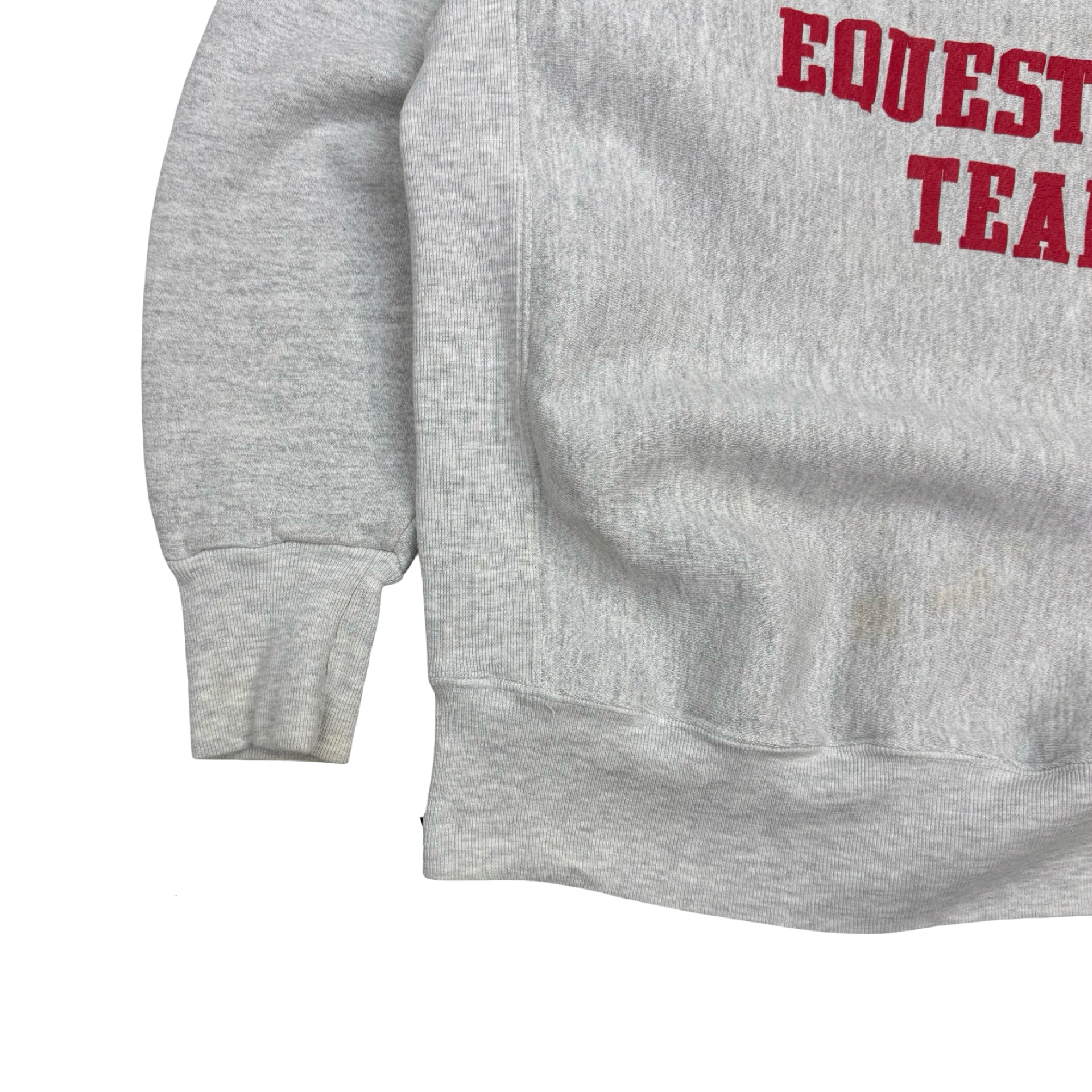 Vintage N.C. State Equestrian Team Crewneck Grey