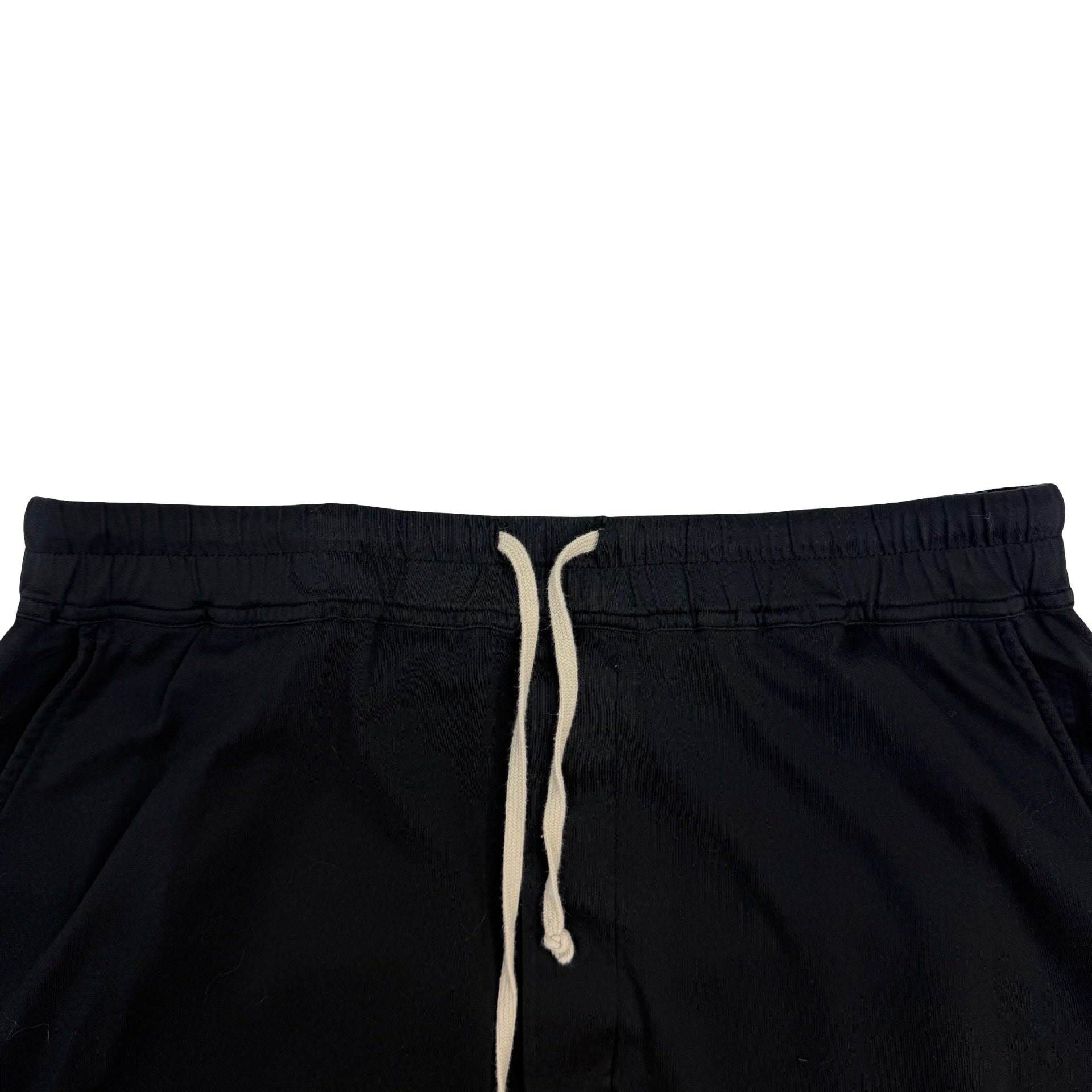 Rick Owens DRKSHDW Drop Crotch Cropped Sweatpants Black