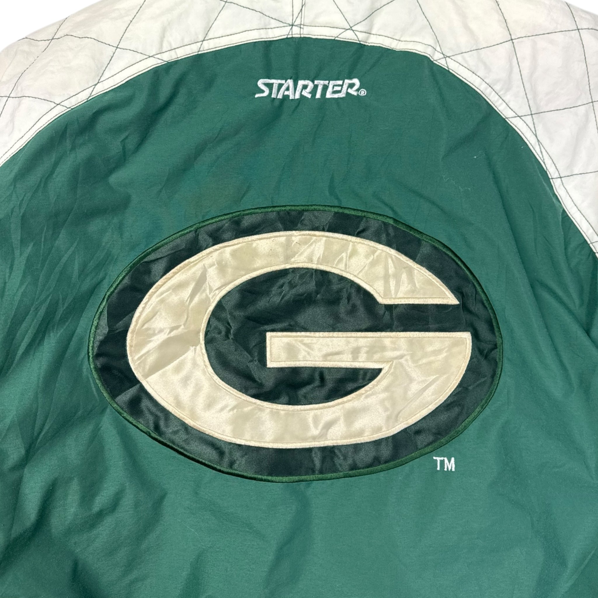 Vintage Green Bay Packers Starter Full-Zip Hooded Jacket